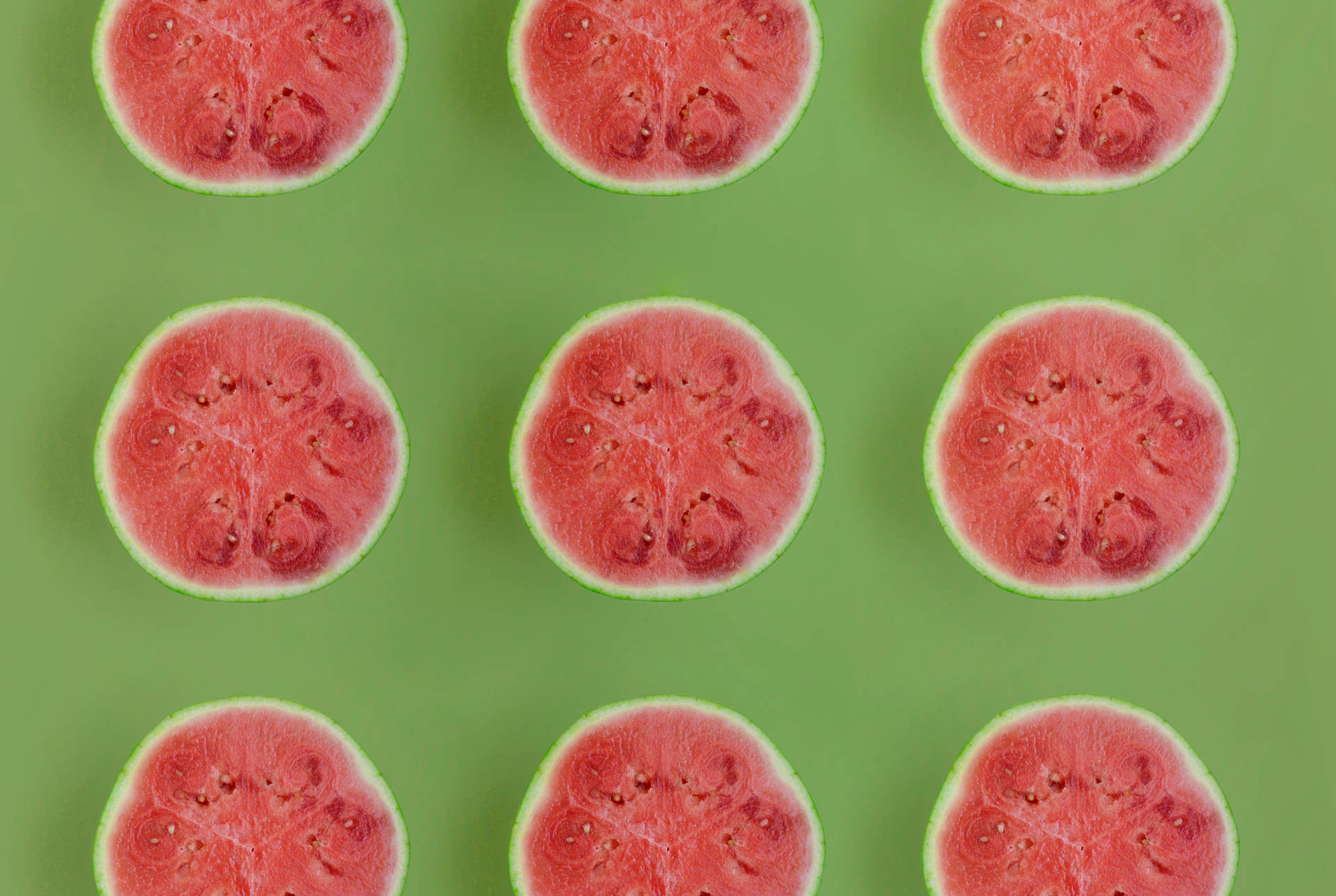 Lined Watermelon Slices Background