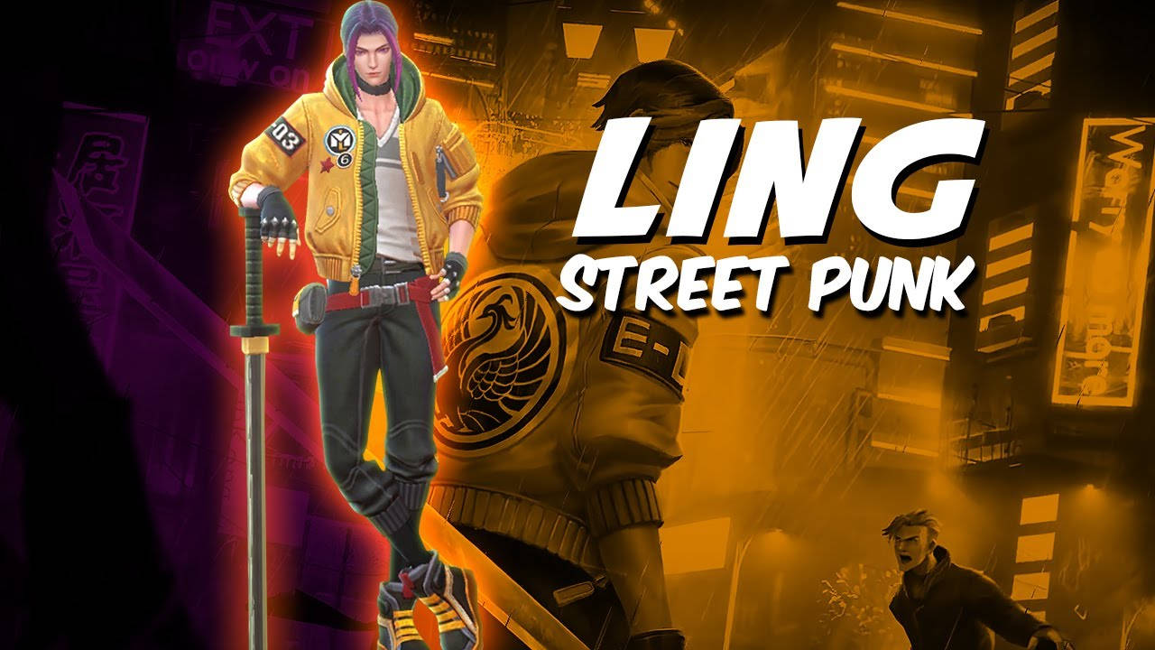 Ling Ml Stylish Street Punk Skin Background