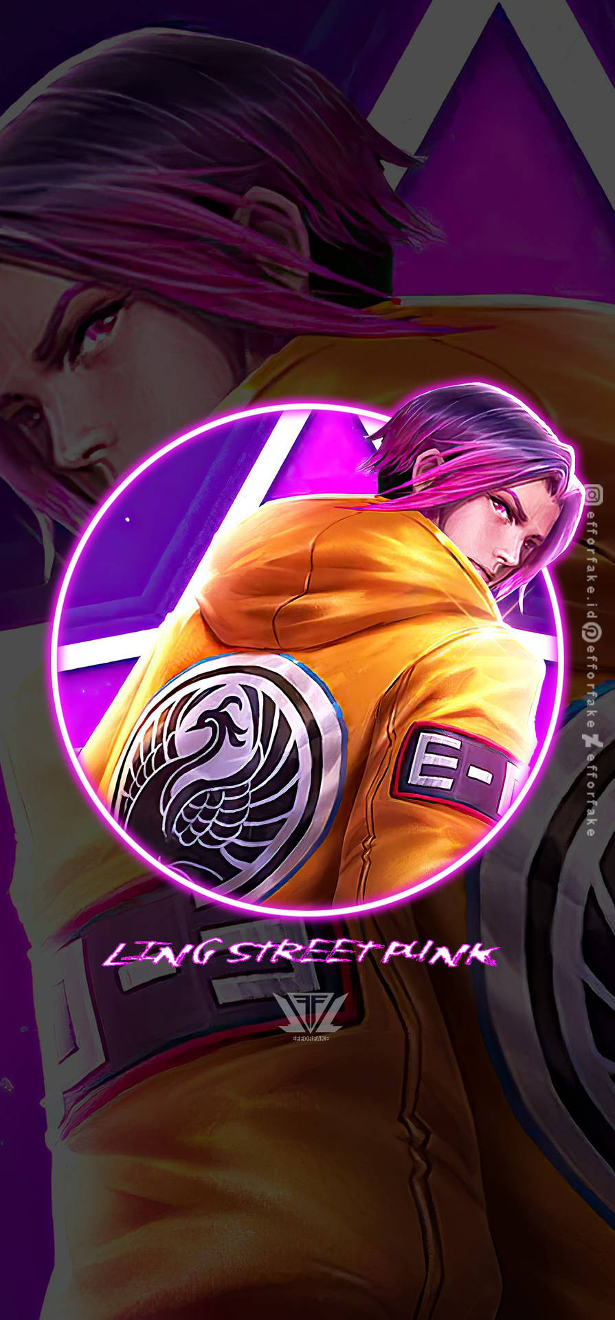 Ling Mobile Legends Street Punk Art Background