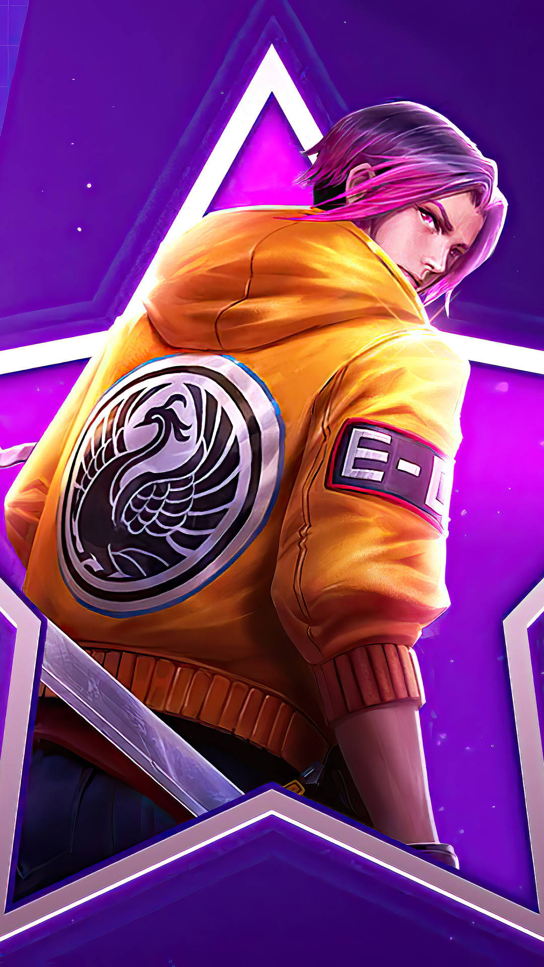 Ling Mobile Legends Street Punk Phoenix Jacket Background