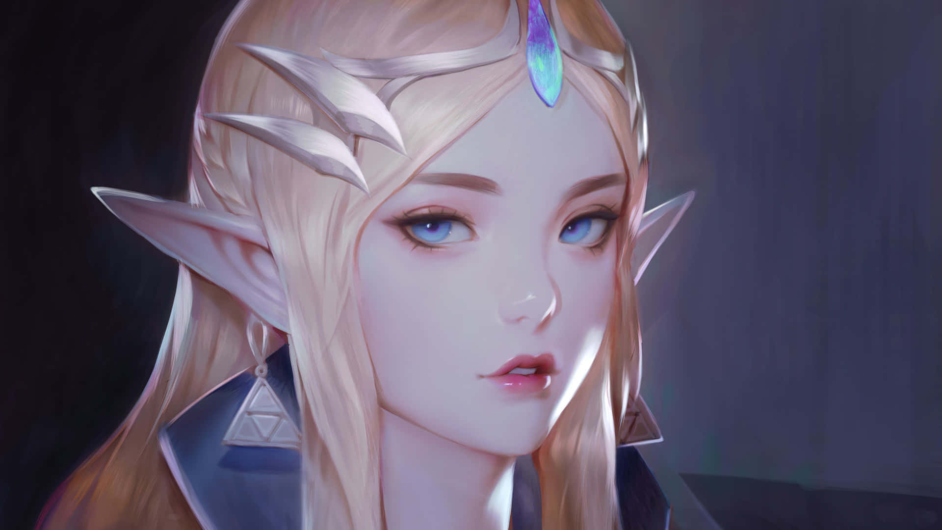 Link Embarking On An Epic Journey In The Legend Of Zelda: Breath Of The Wild Background