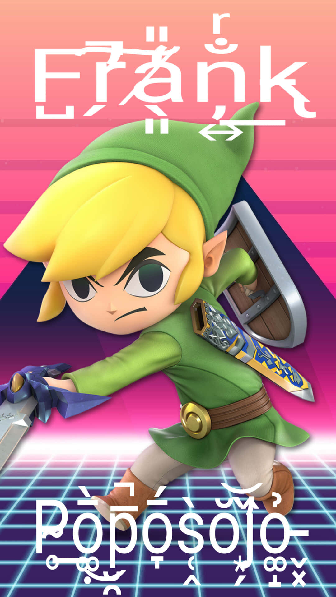 Link The Hero Of Time From Nintendo’s Legend Of Zelda Background