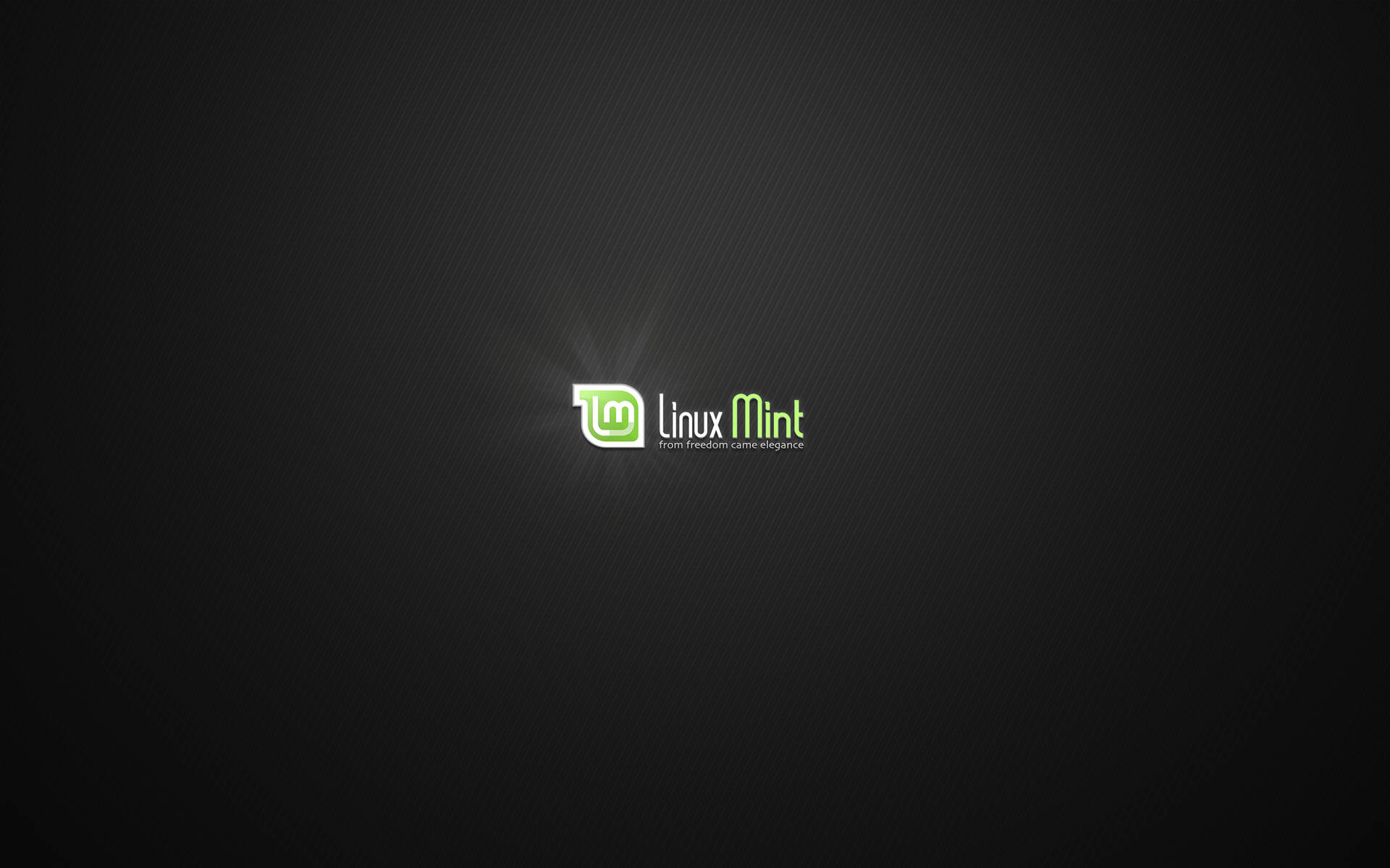 Linux Mint Os Black Background Background