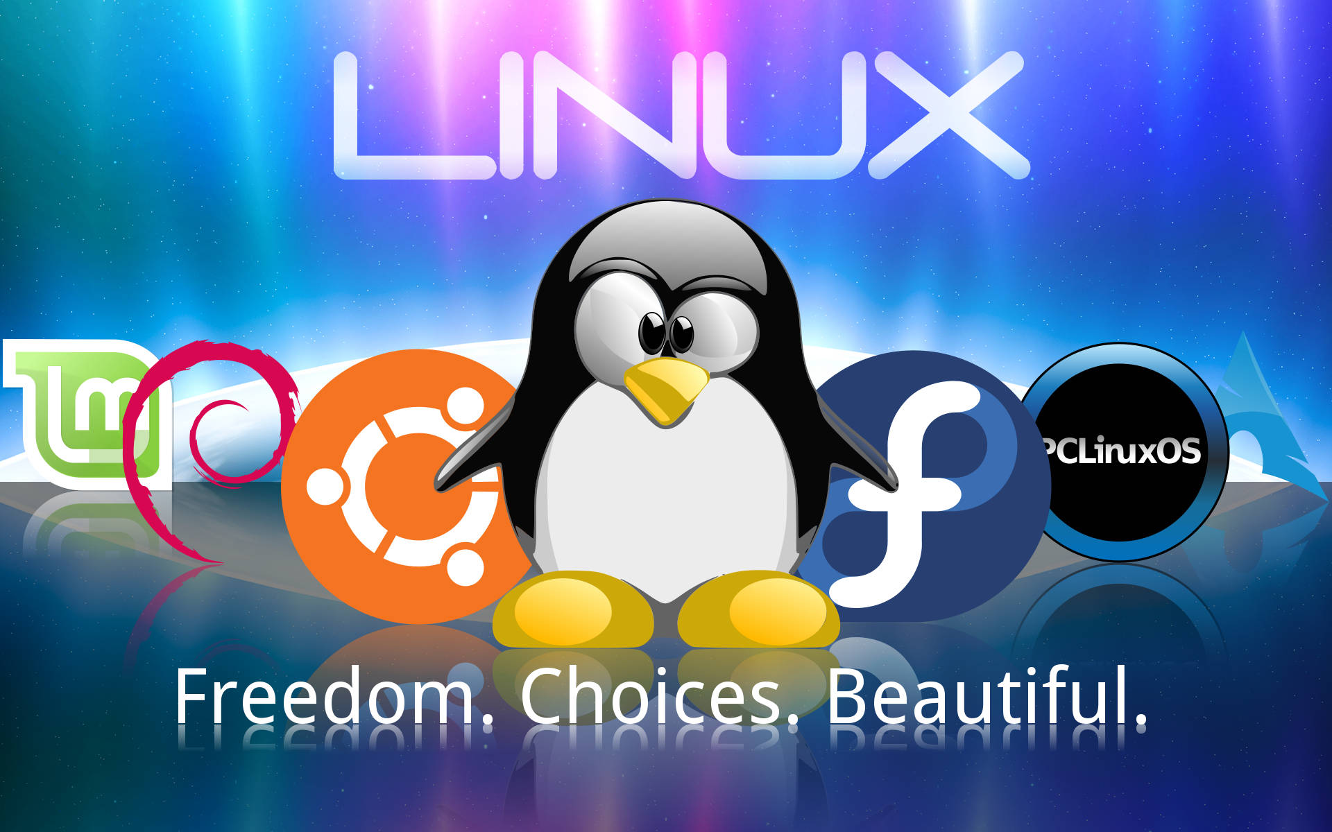 Linux Os Freedom Choices Beautiful