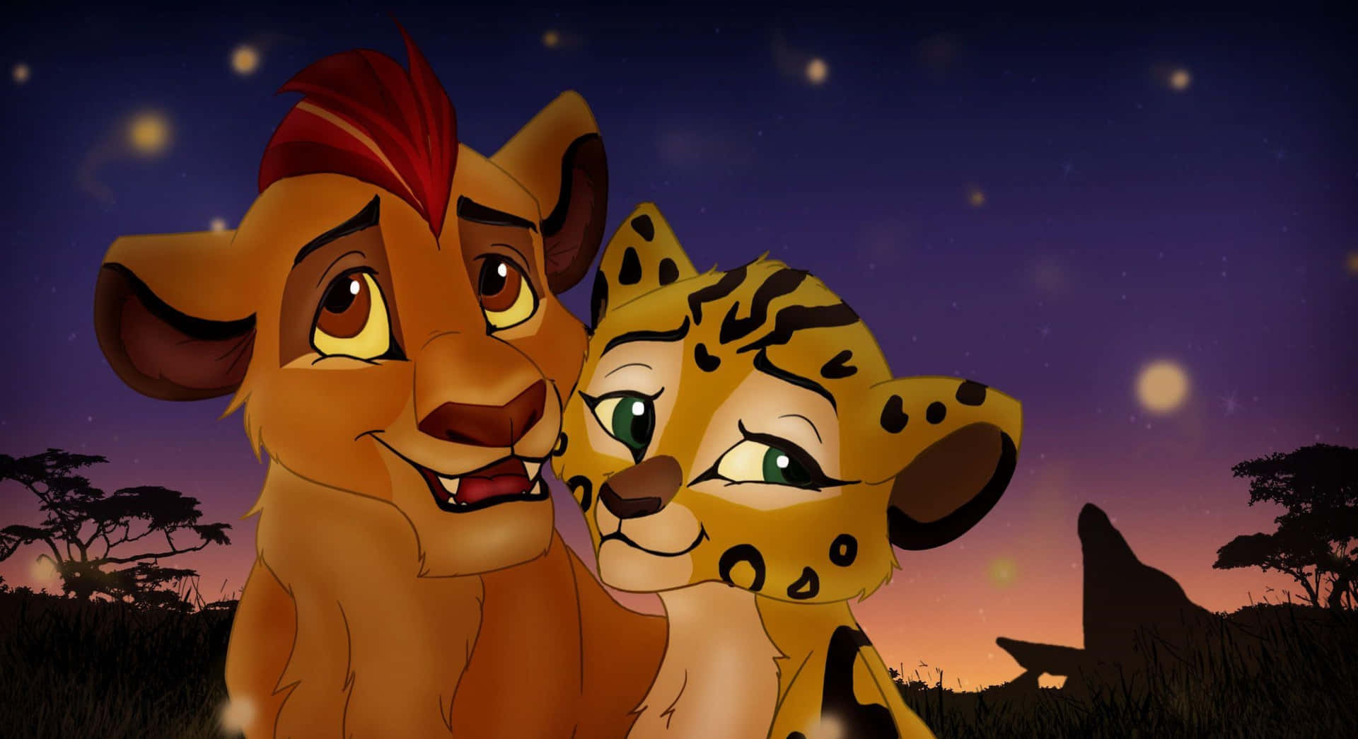 Lion Guard Kion And Full Background