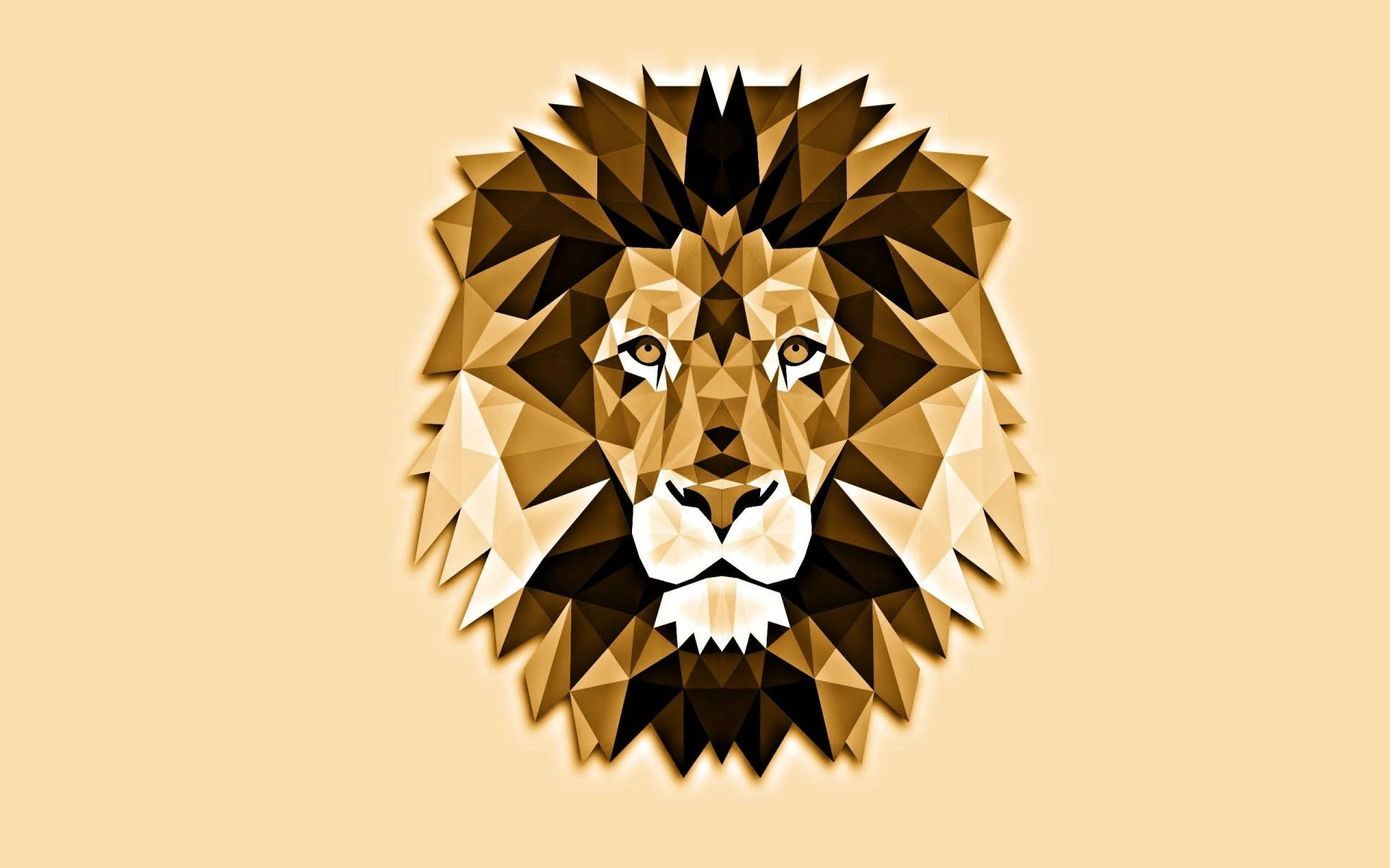 Lion Head Polygon