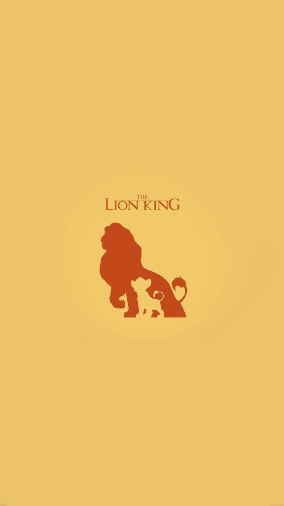 Lion King Minimalist Disney Iphone