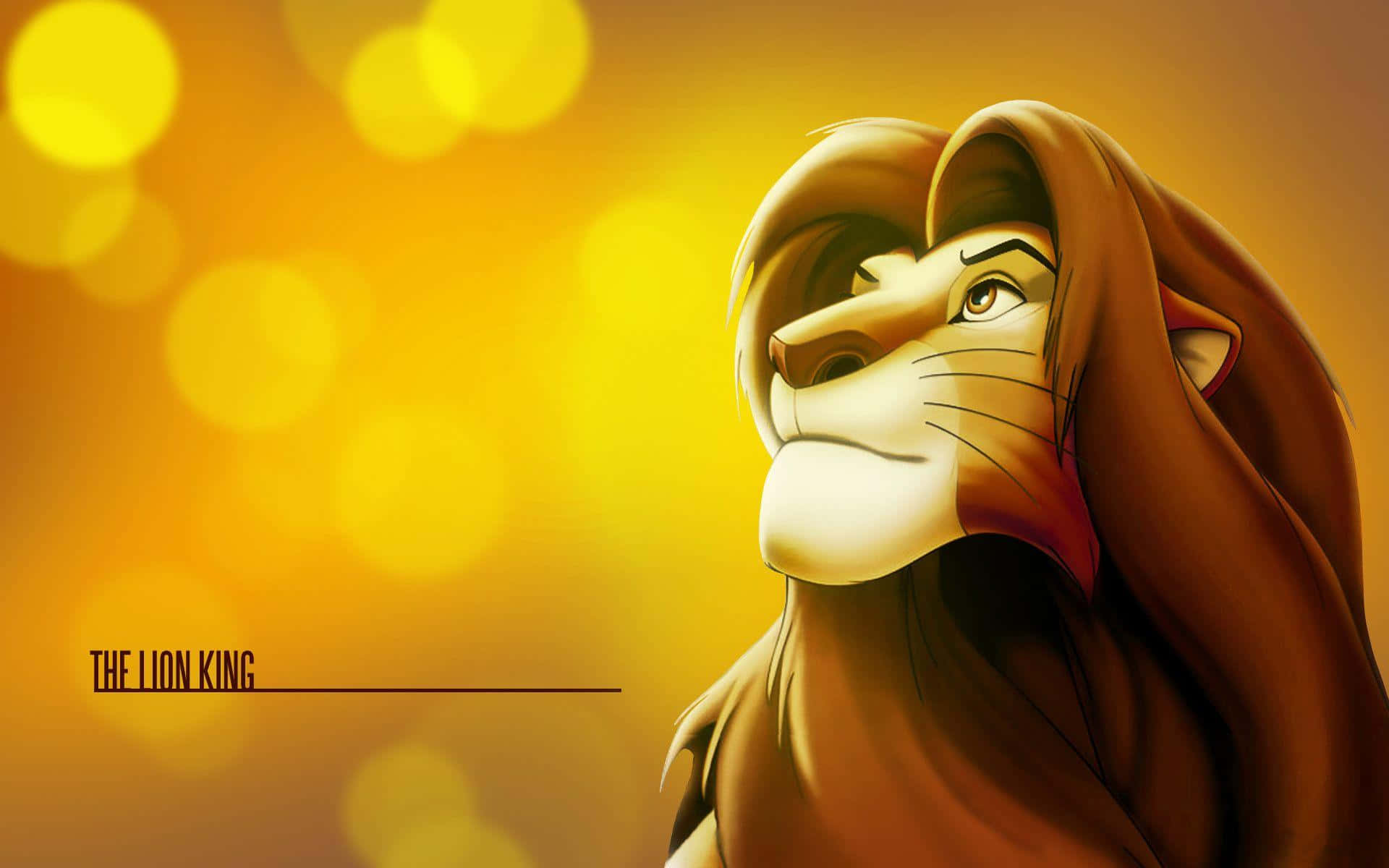 Lion King Simba Illustration Background