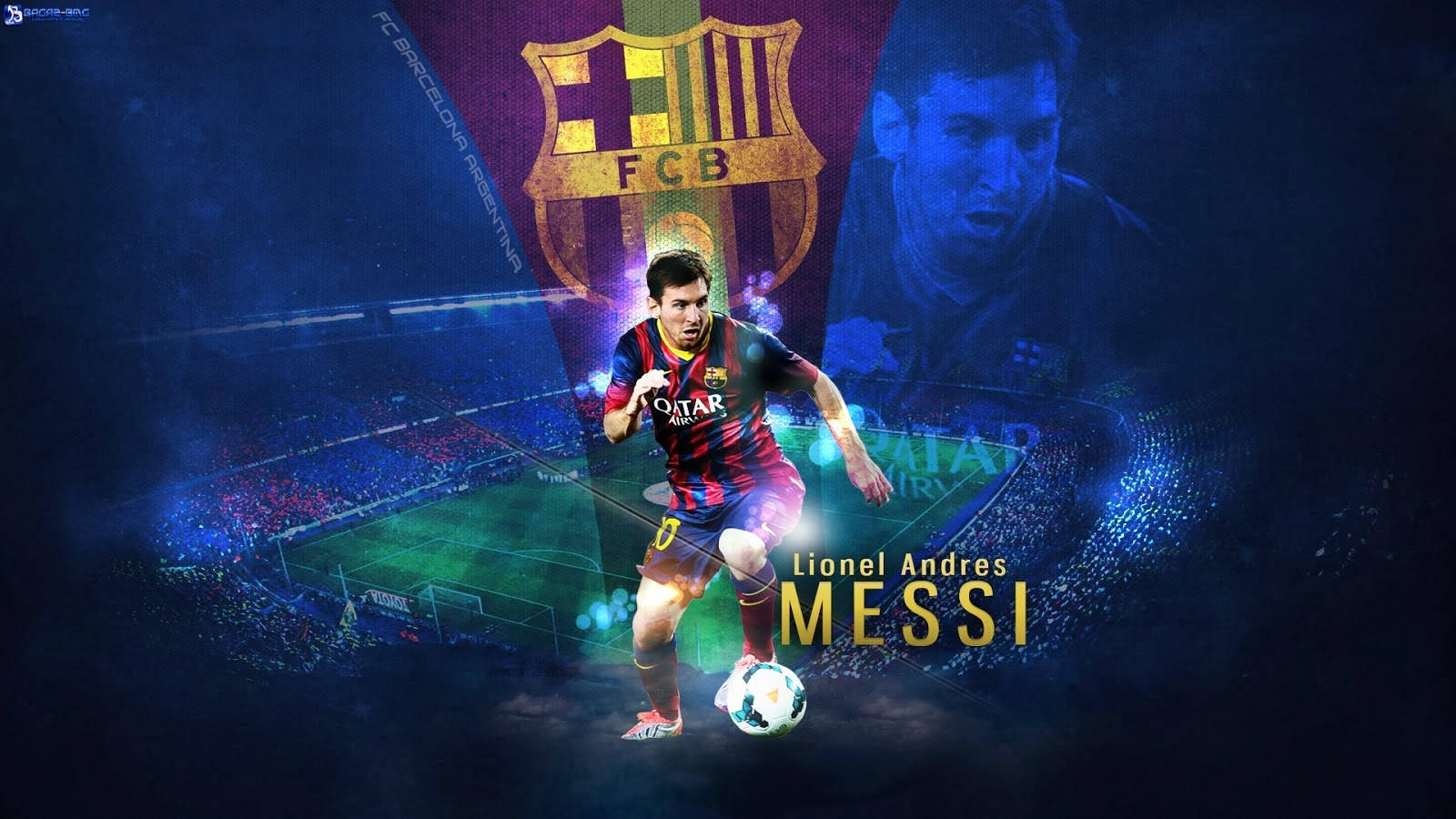 Lionel Andres Messi Art Background