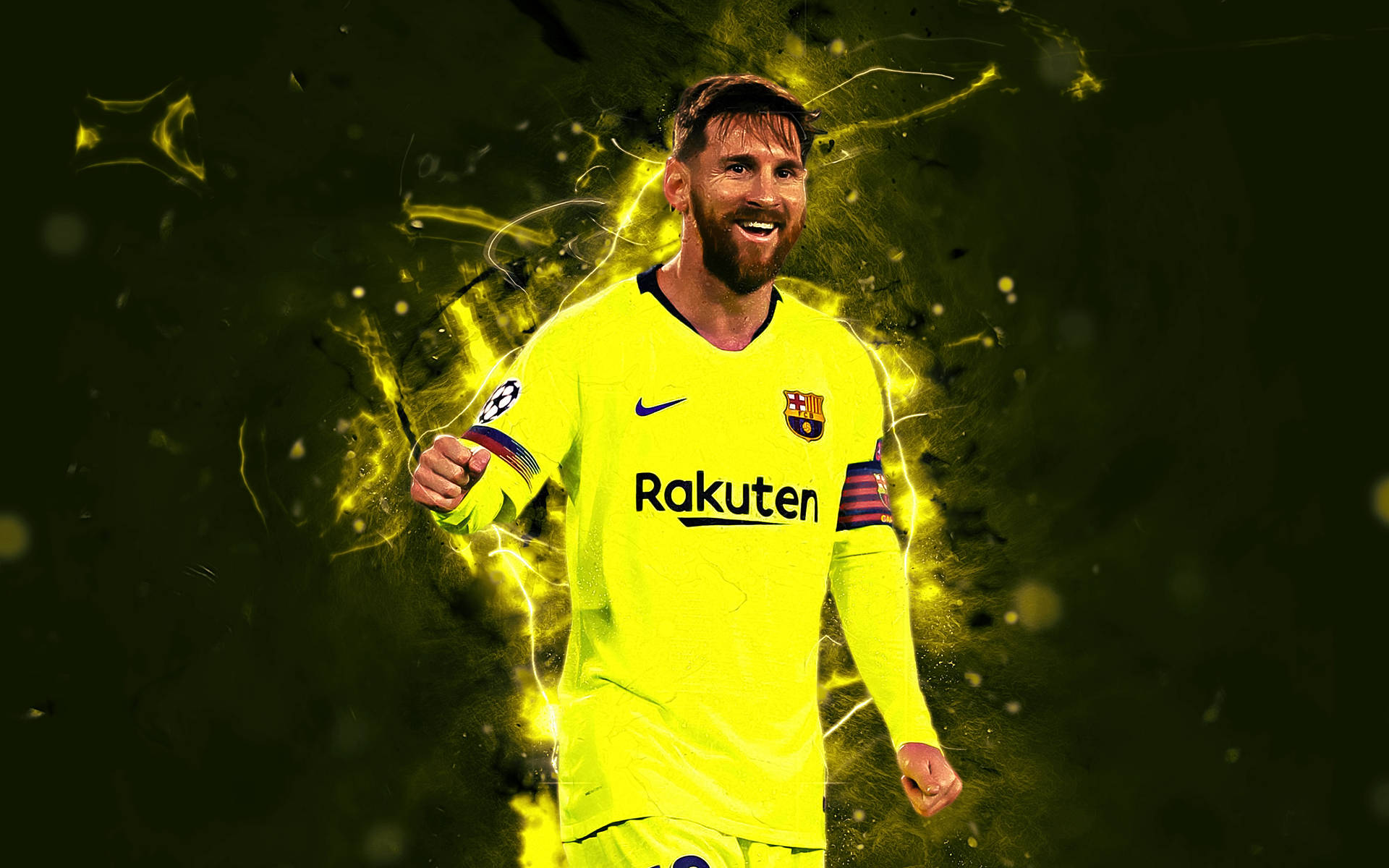 Lionel Messi 2020 Barcelona Away Kit