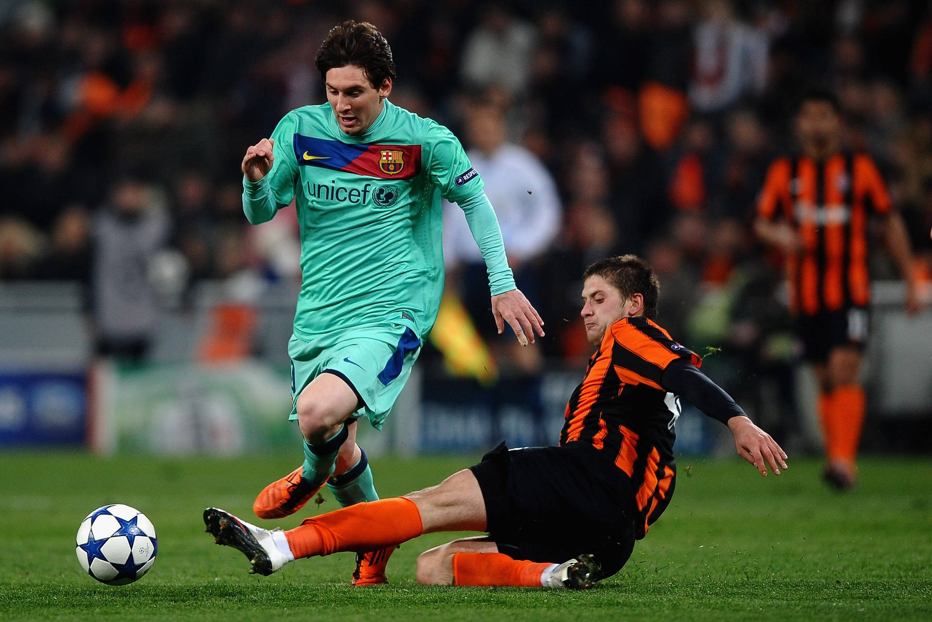 Lionel Messi During A Match