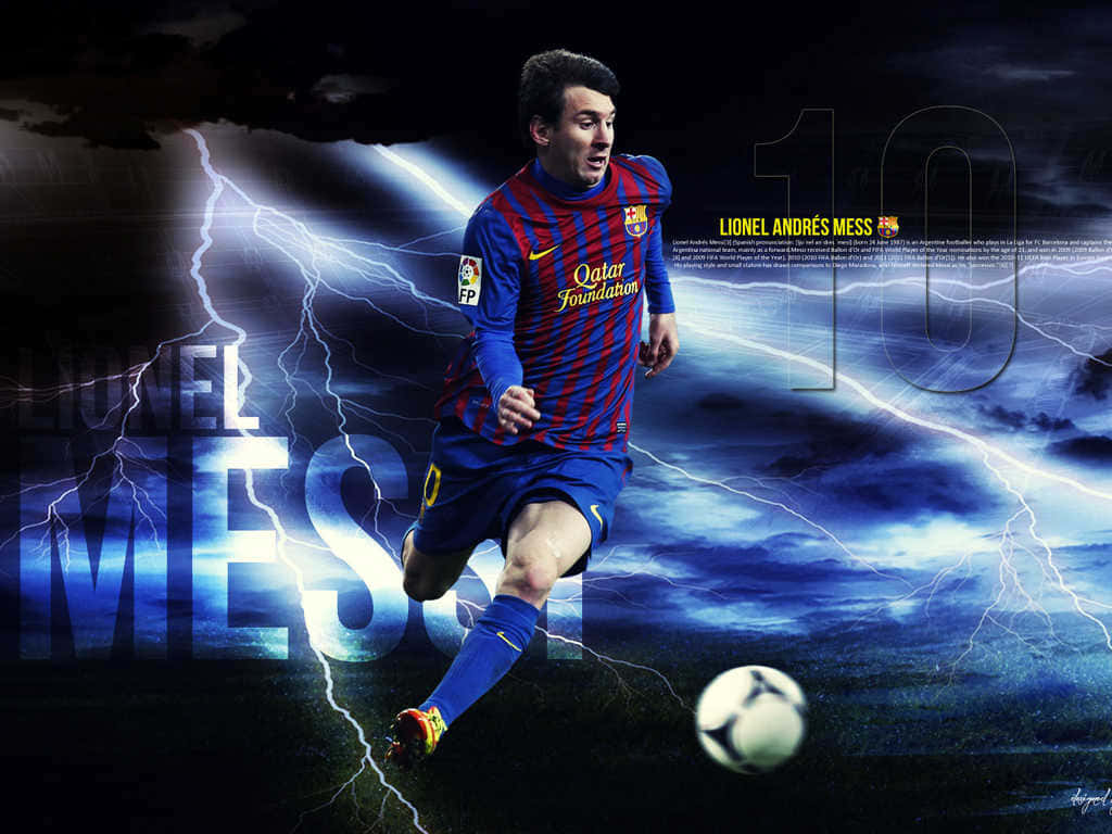 Lionel Messi Exudes Coolness Background