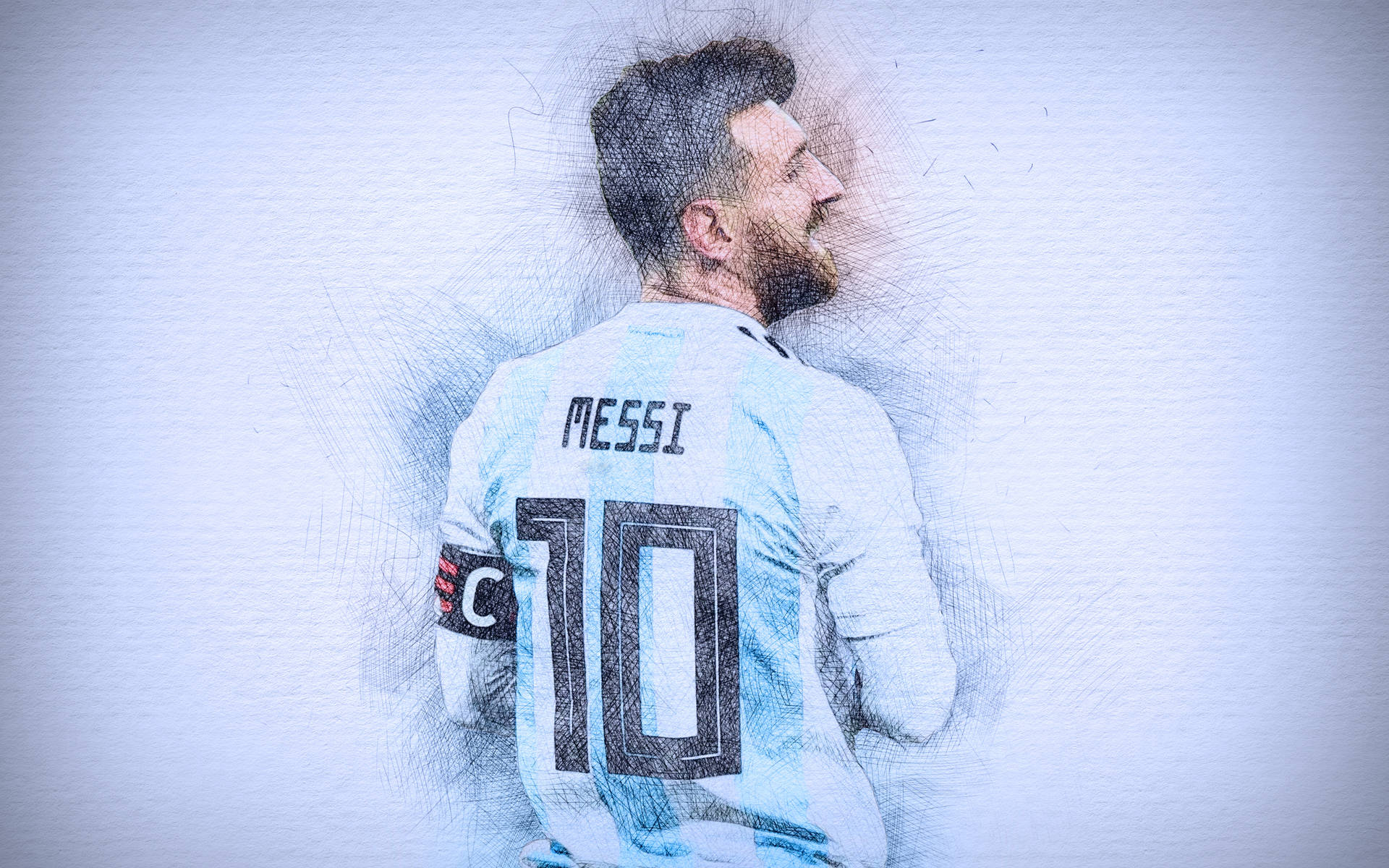 Lionel Messi Graphic Art Background