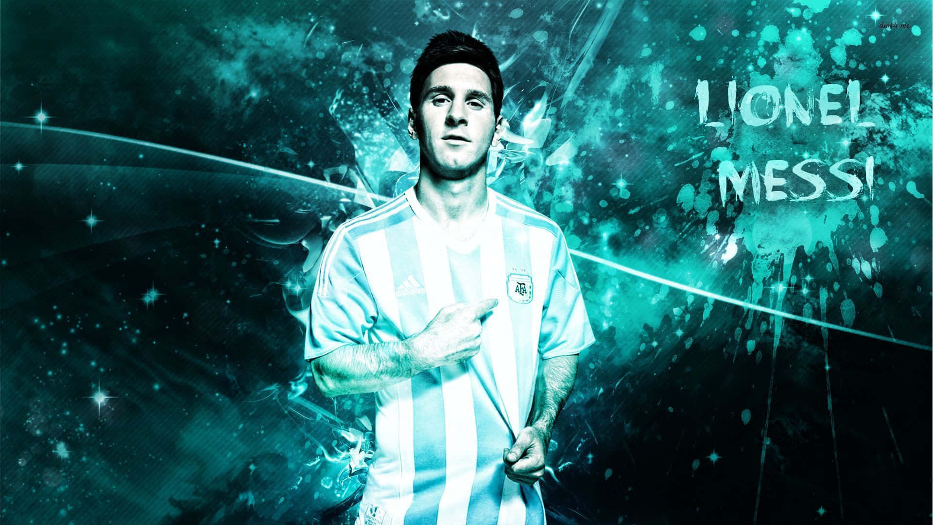 Lionel Messi Looking Cool Background