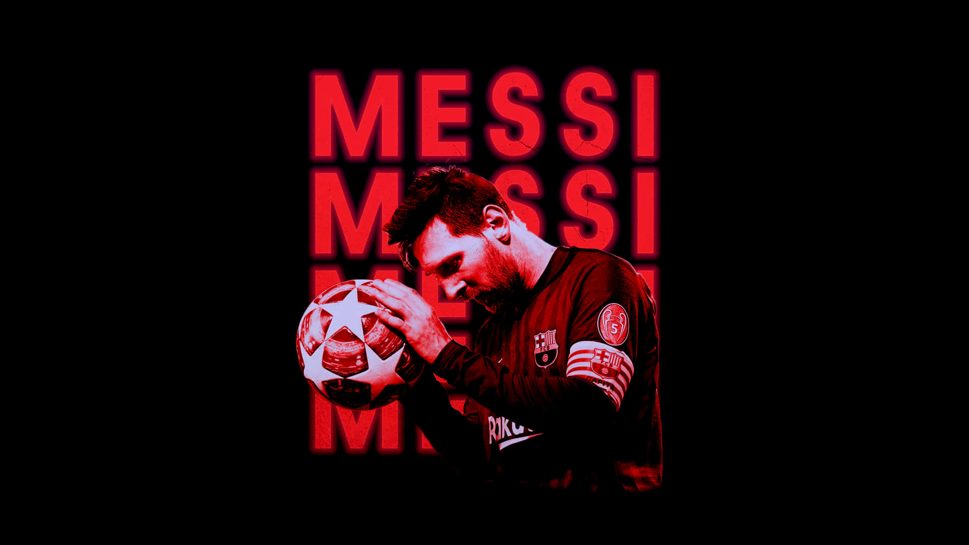 Lionel Messi Showing Off His Impressive Skills Background