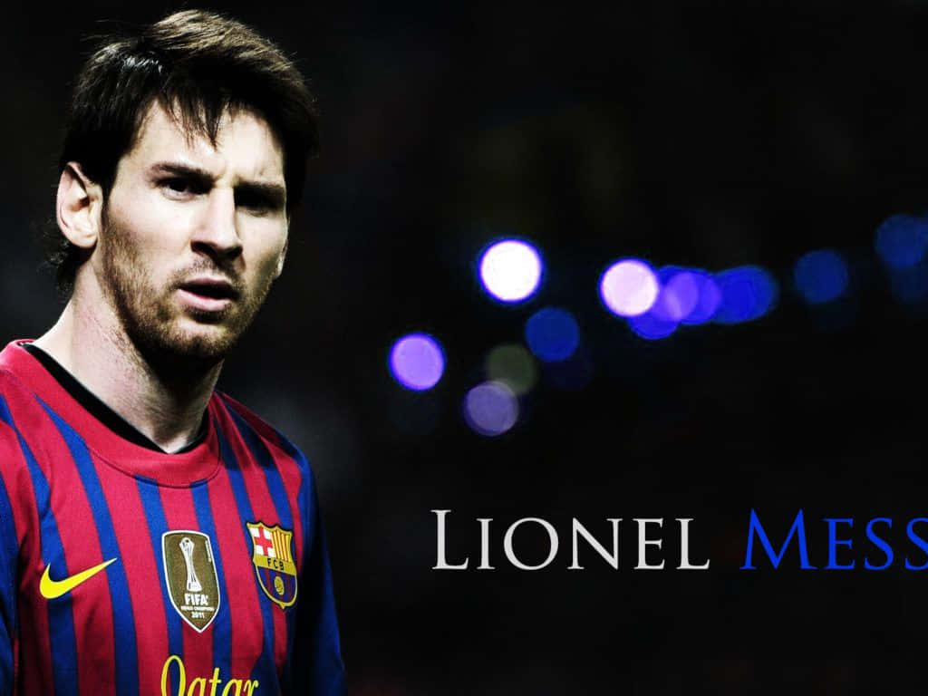 Lionel Messi Shows Off His Cool, Composed Style Background