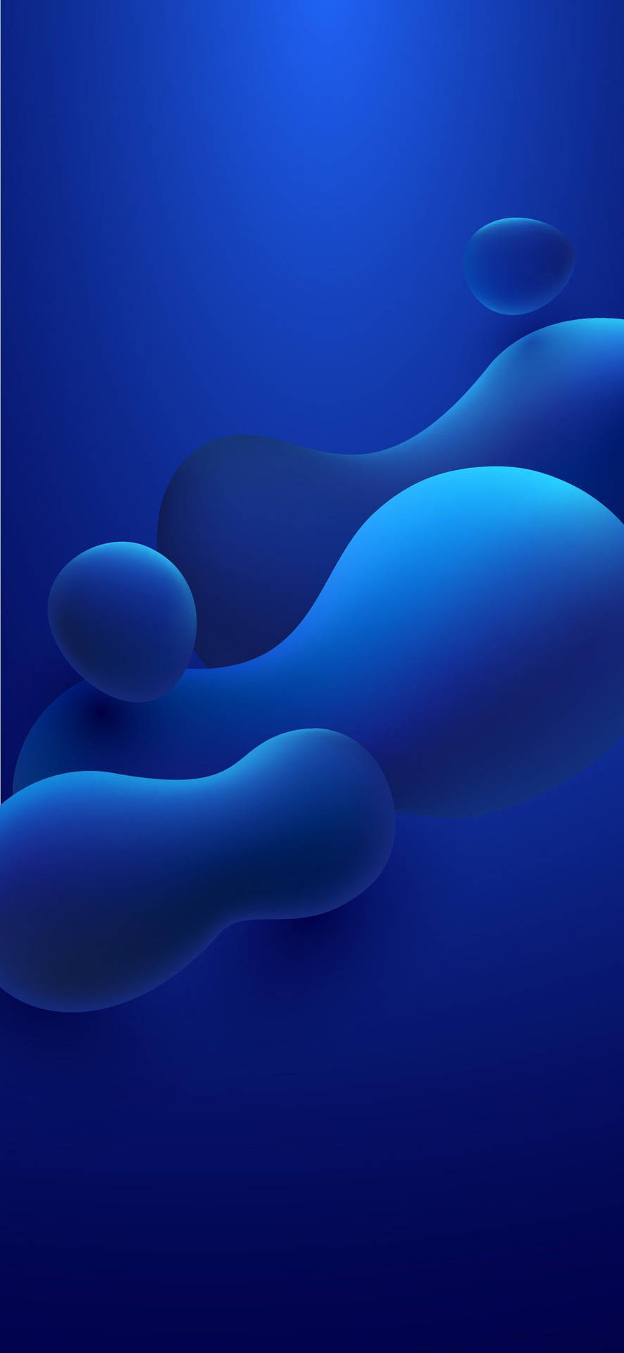 Liquid Blue Iphone Background