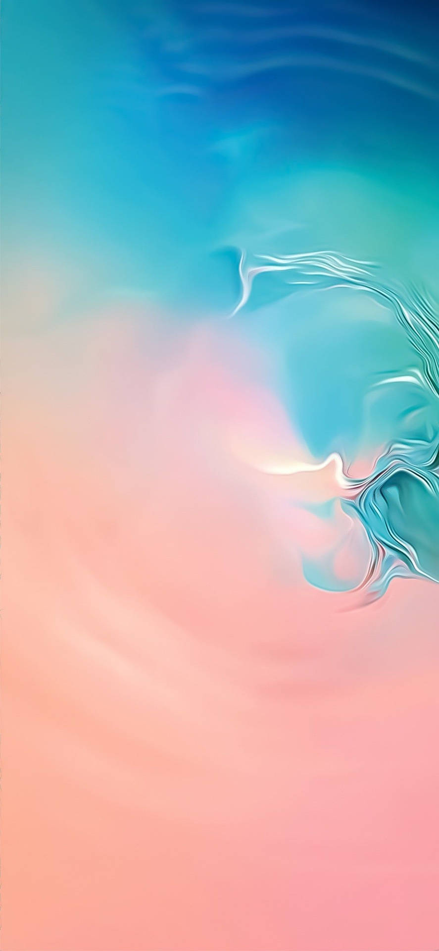Liquid Color Art Galaxy S10 Plus Background