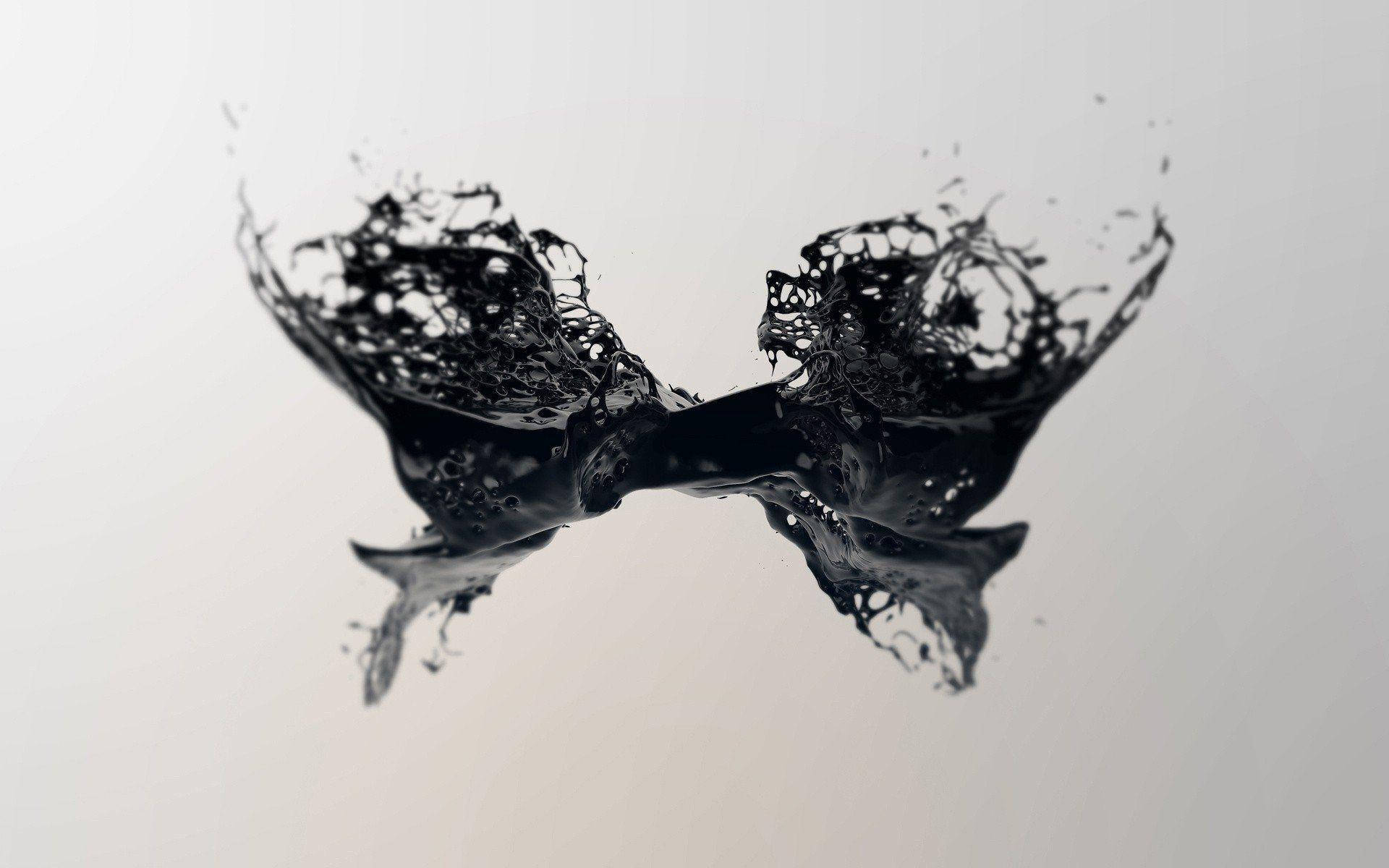 Liquid Ink Splash Background