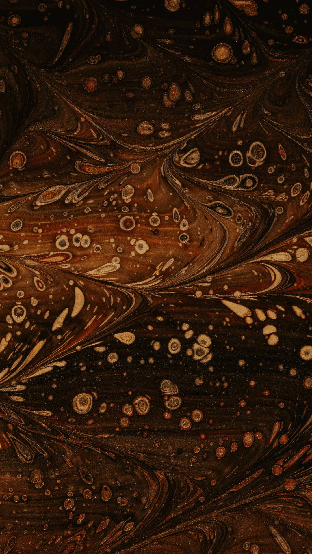 Liquid Pattern Brown Iphone Background