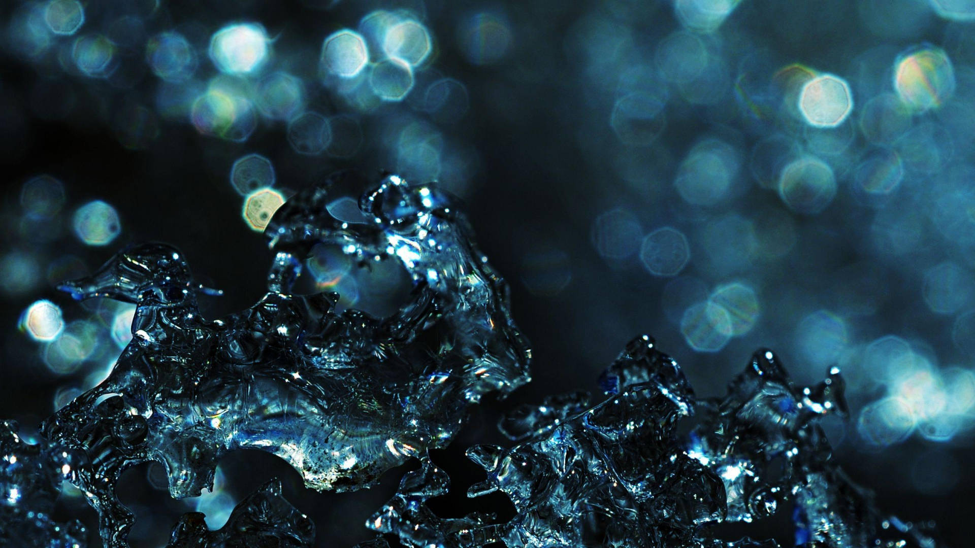 Liquid Water Splash Background