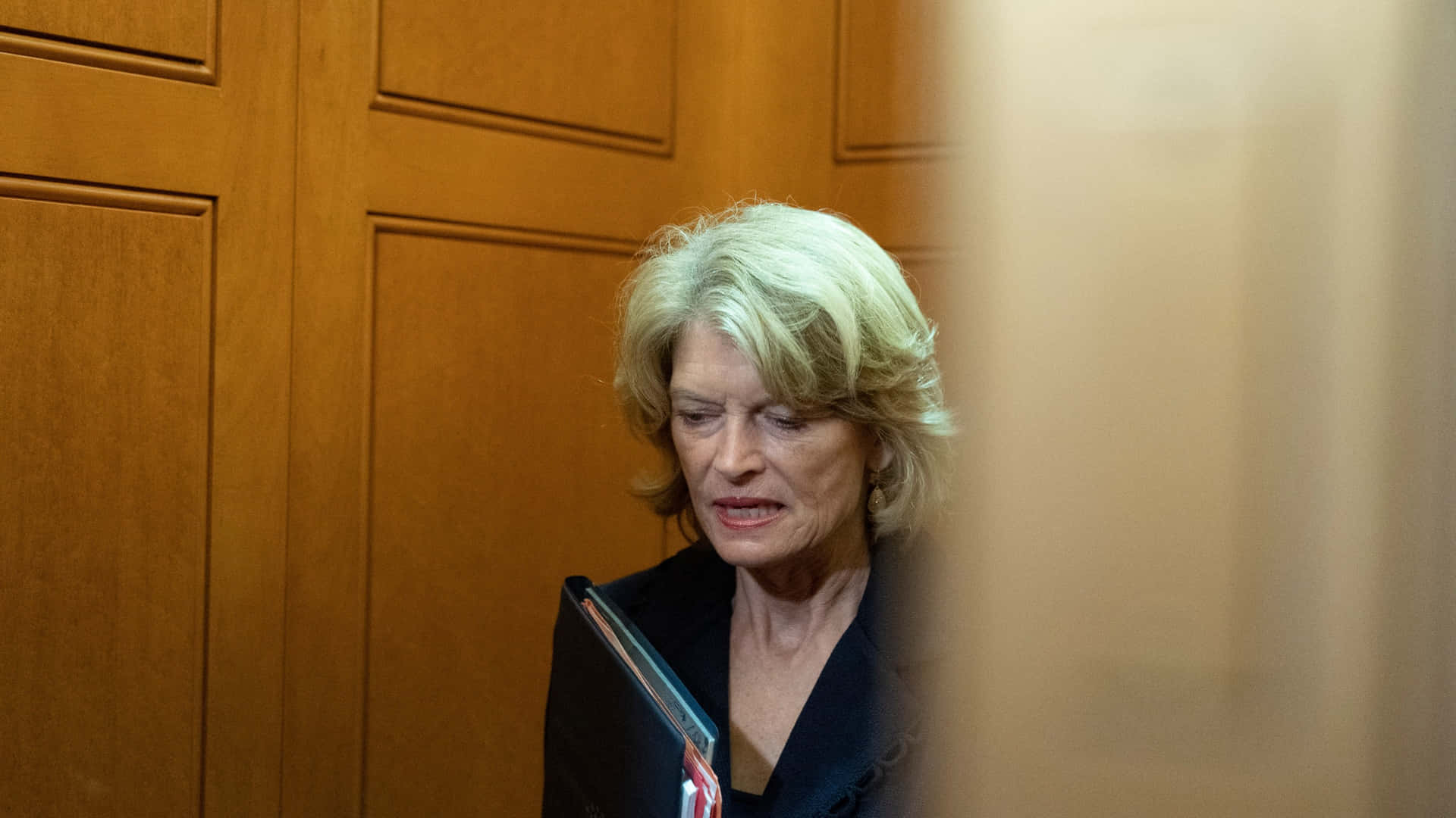 Lisa Murkowski Analyzing Important Documents