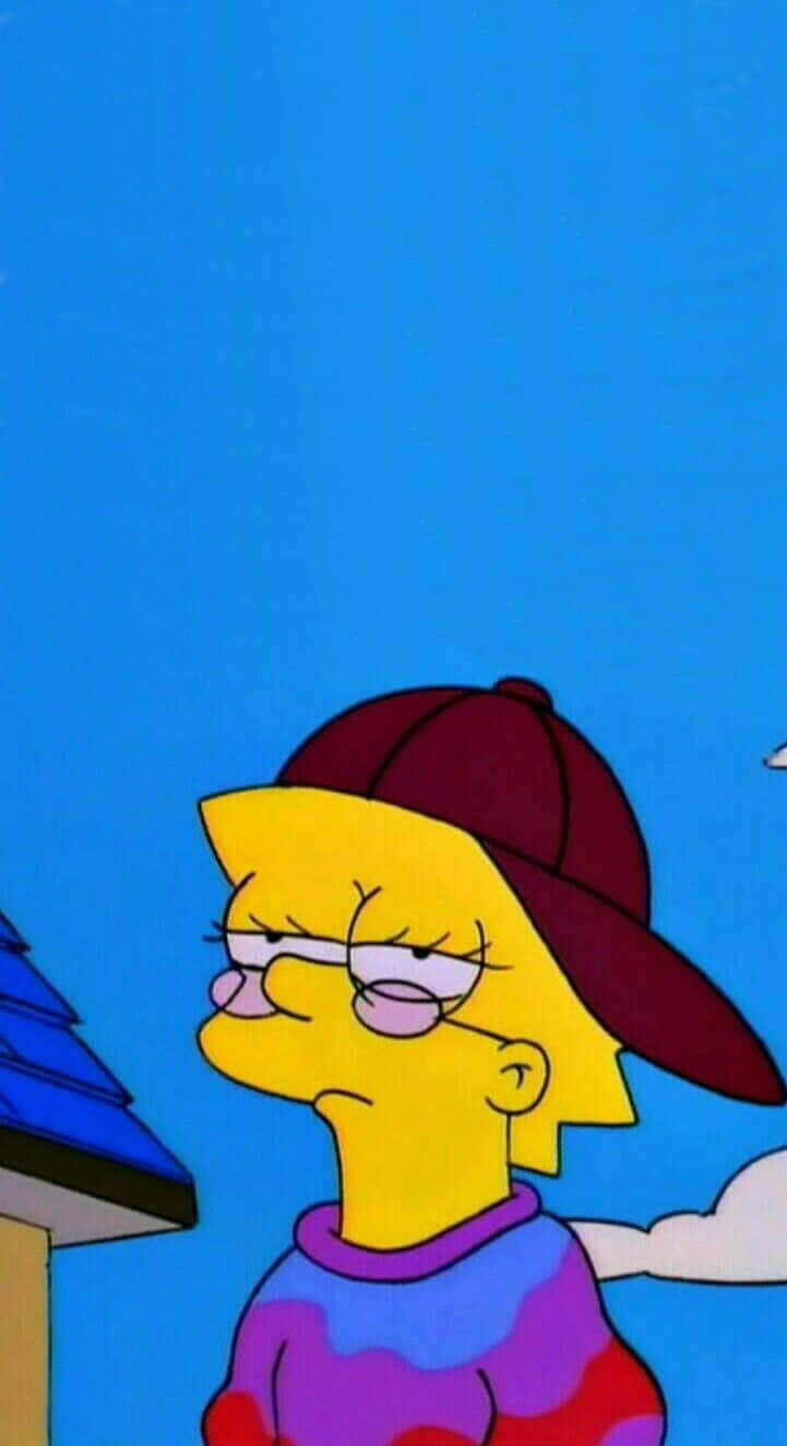 Lisa Simpson Aesthetic Mood Background
