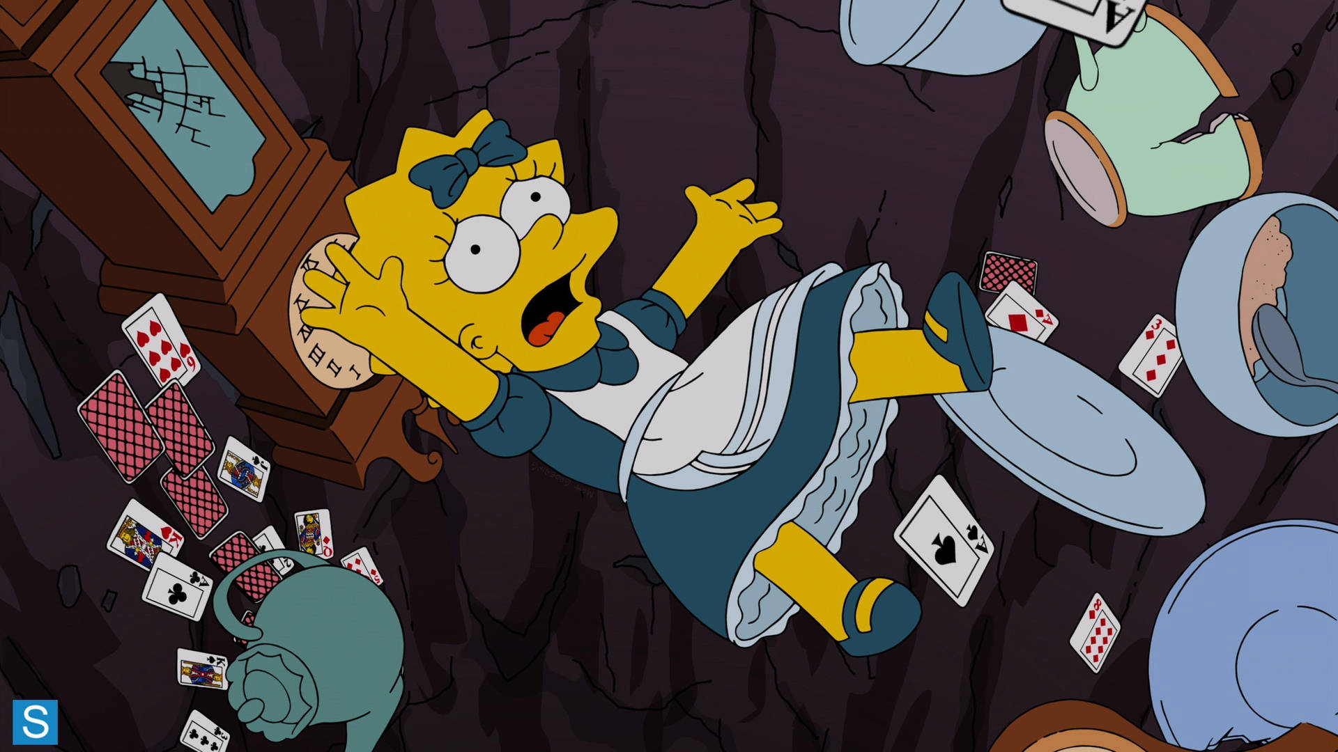 Lisa Simpson As Alice In Wonderland