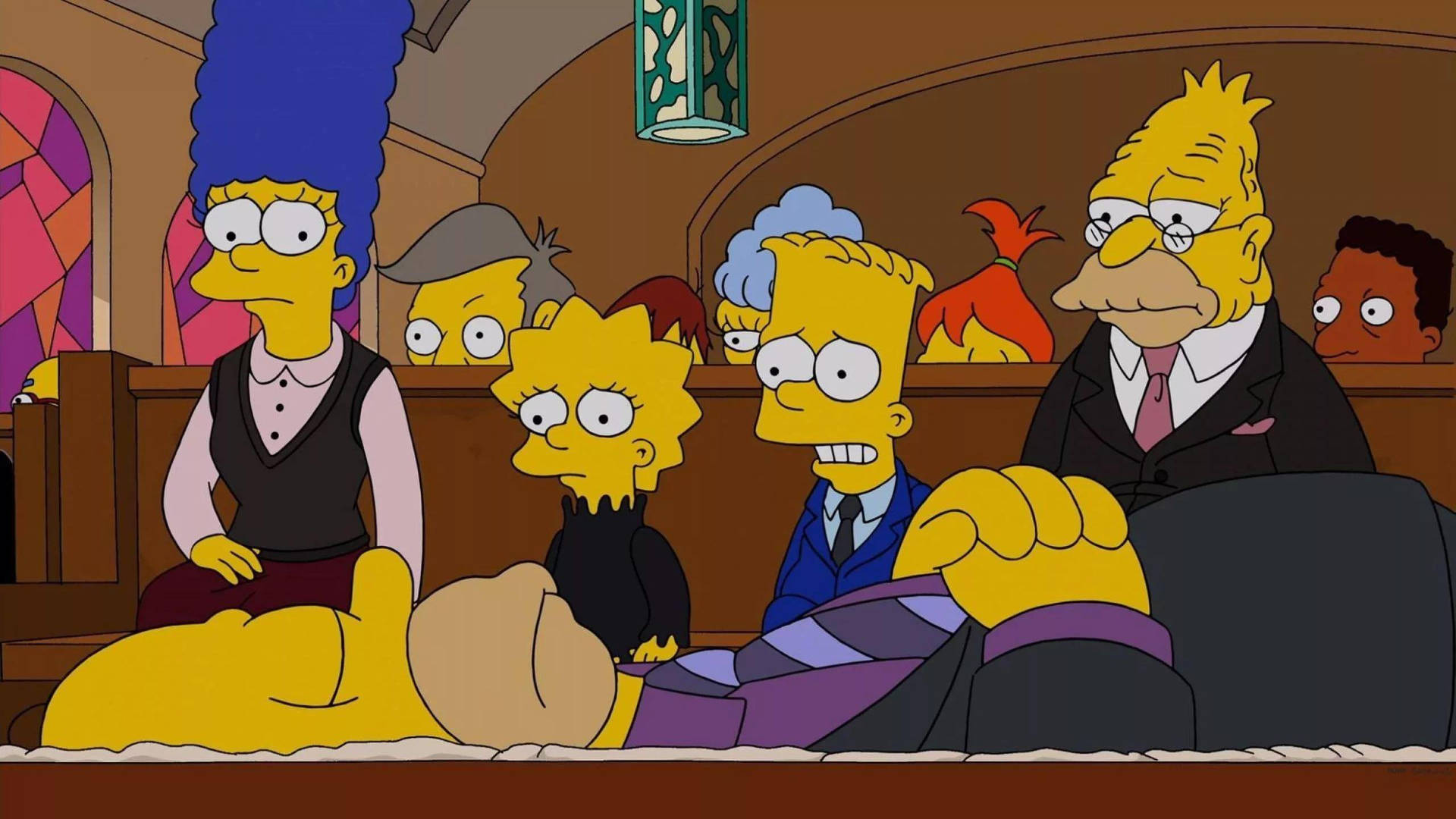 Lisa Simpson Homer's Funeral Background