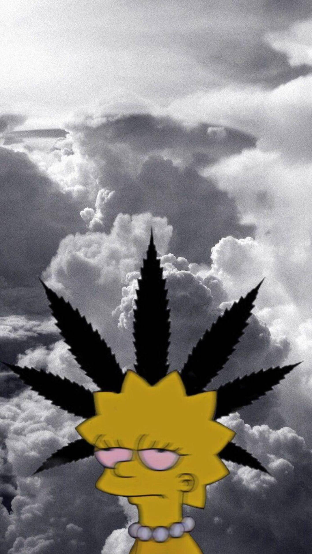 Lisa Simpson Is A Stoner Background