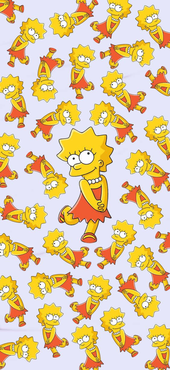 Lisa Simpson Is The Ultimate Fashionista. Background