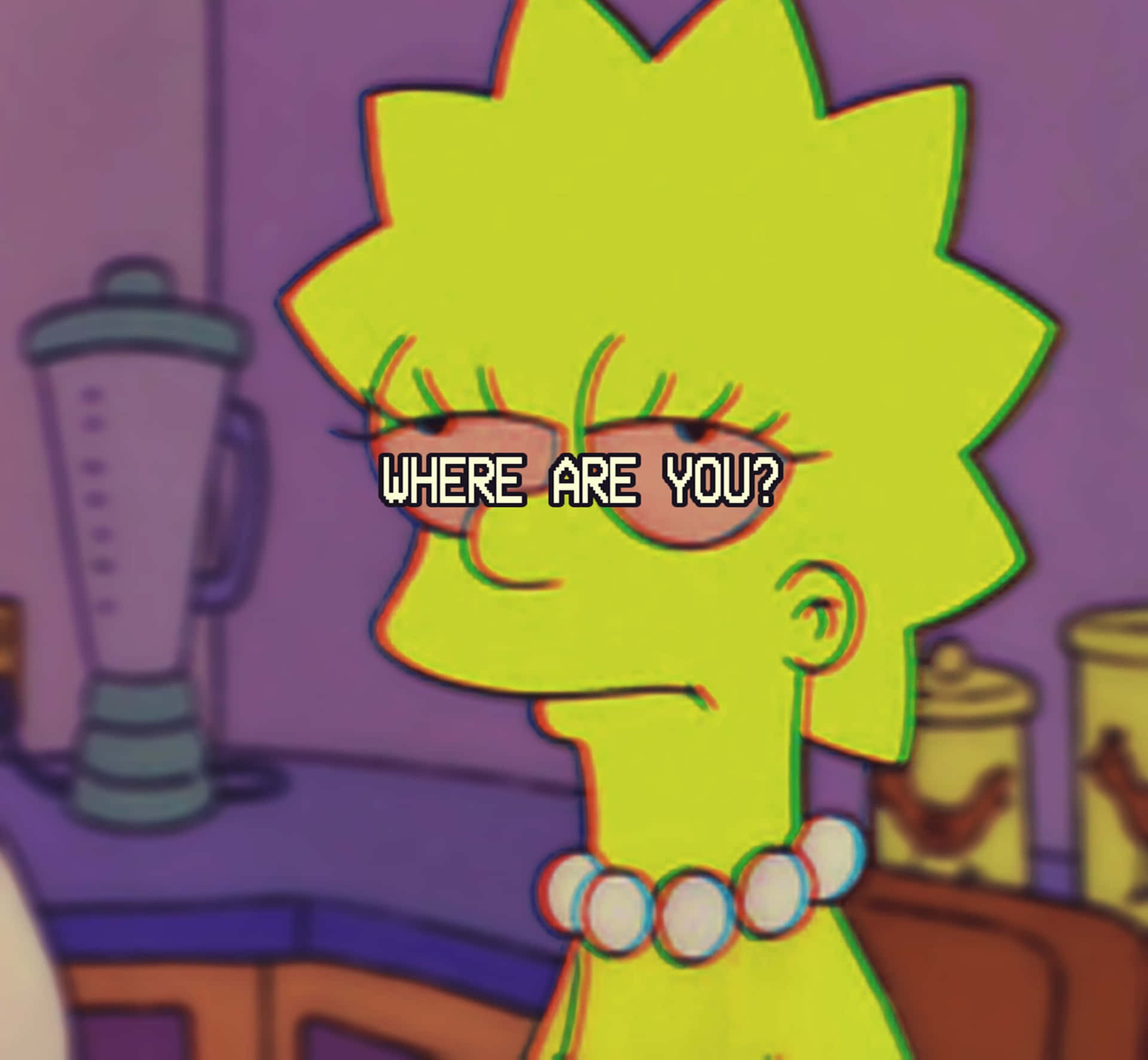 Lisa Simpson Ponders Her Tough Situation