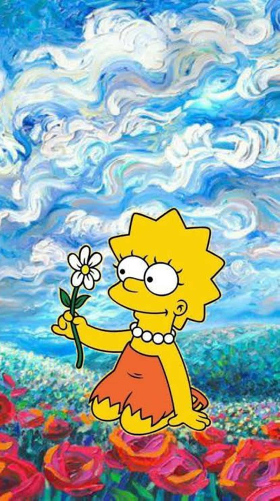 Lisa Simpson, The Star Of The Beloved Cartoon Series Background