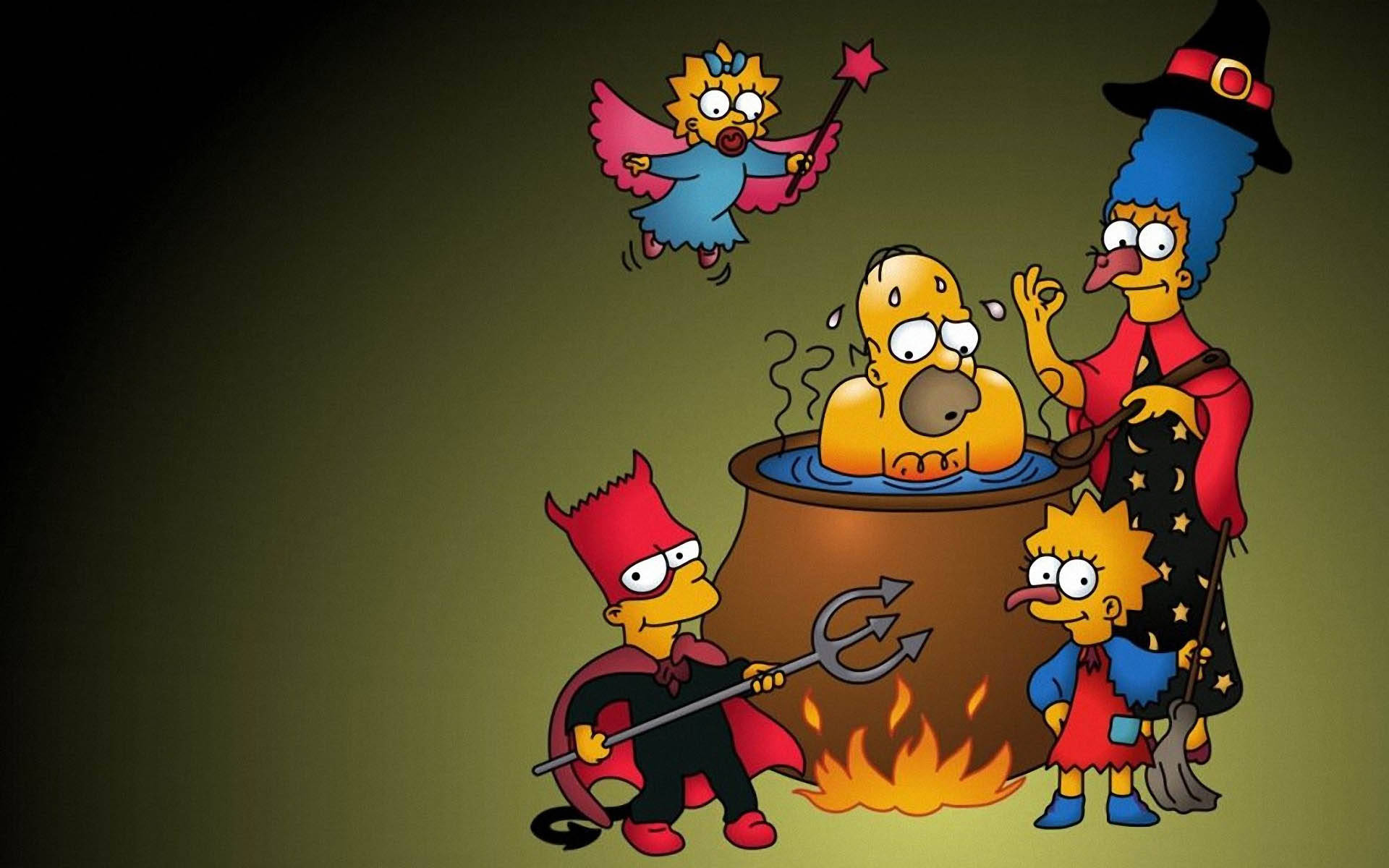 Lisa Simpson Witch Costume Background