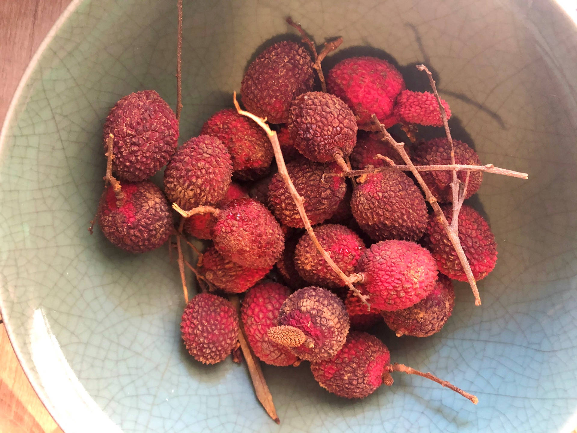 Litchi Fruits On Bowl