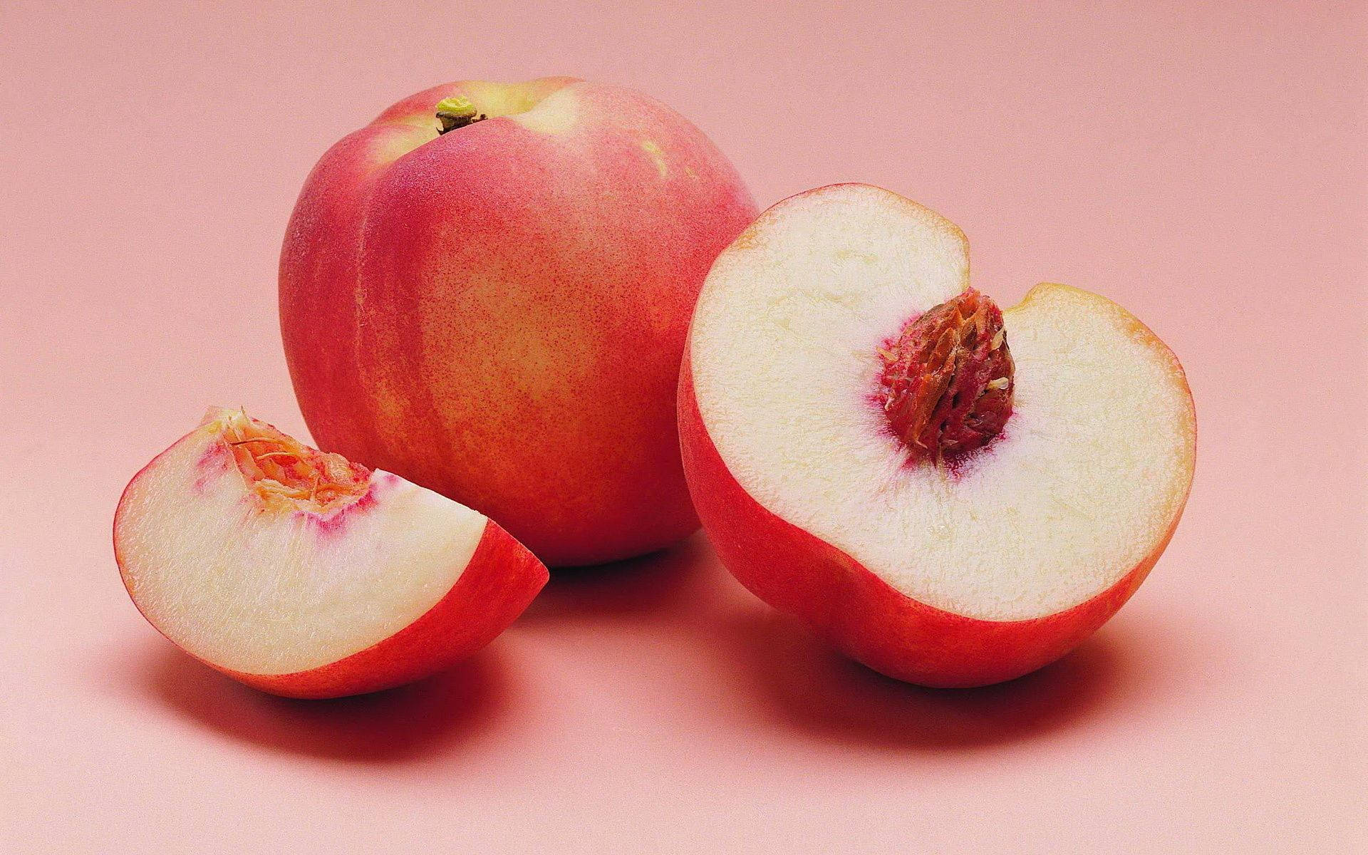 Literal Peach Aesthetic Laptop Background