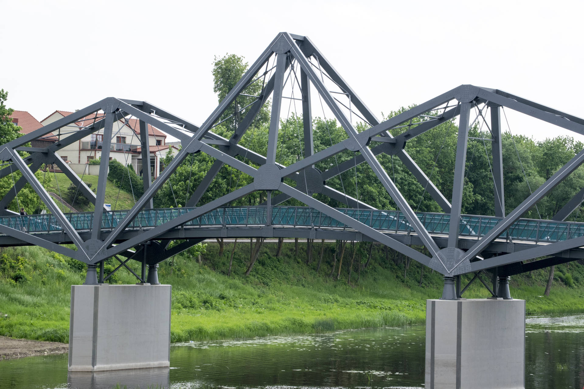 Lithuania Kėdainiai Old Town Bridge Background