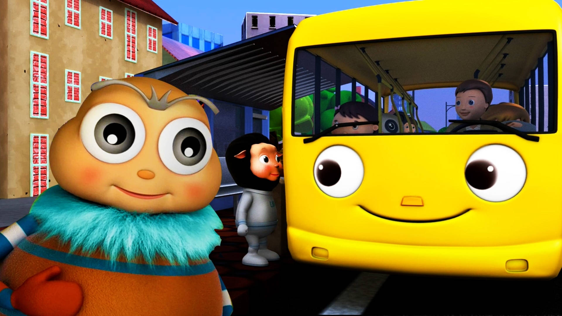 Little Baby Bum Bus Ride Background