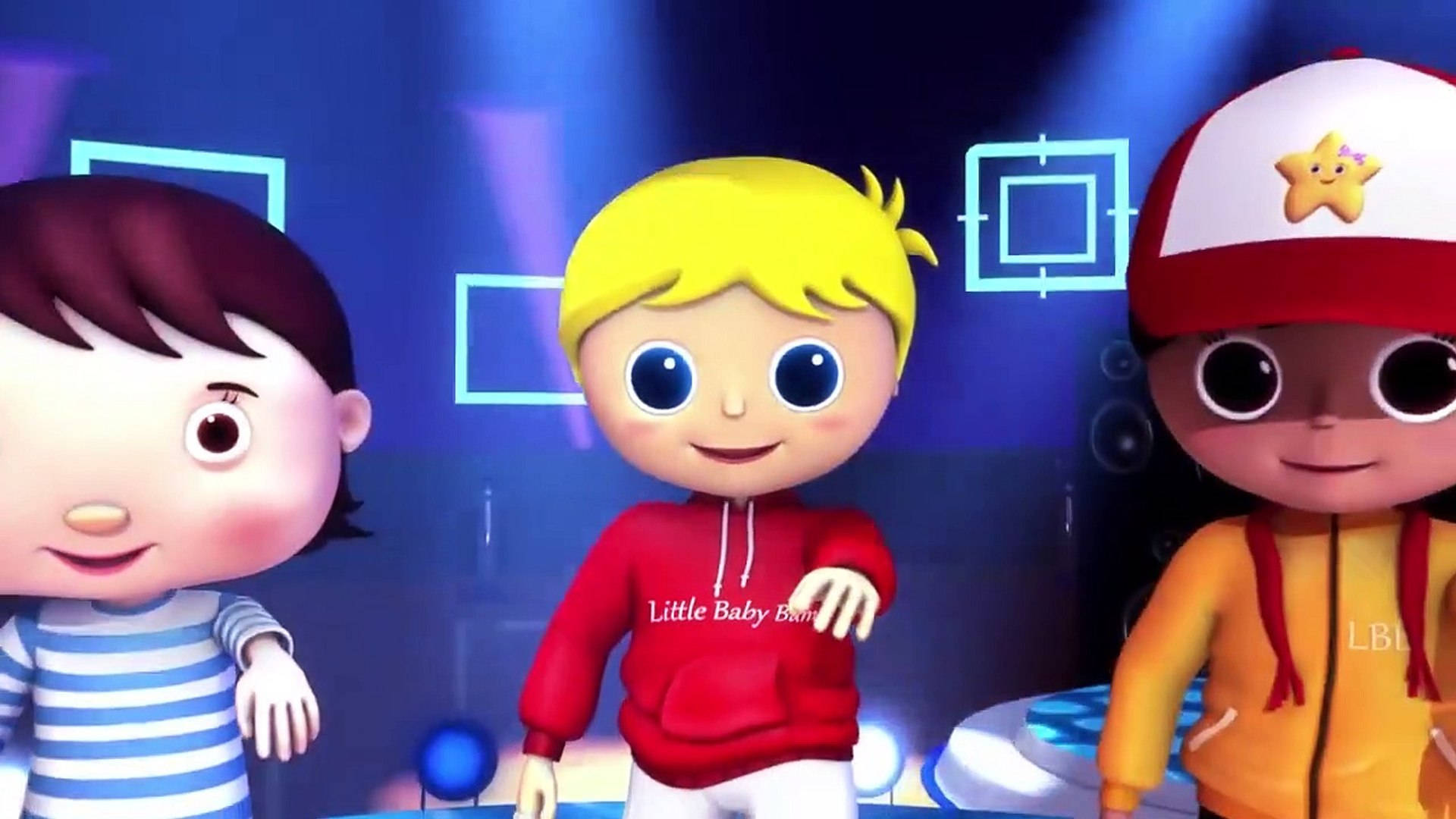 Little Baby Bum In Disco Lights Background