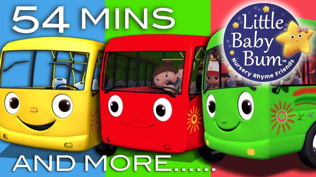 Little Baby Bum School Buses Background