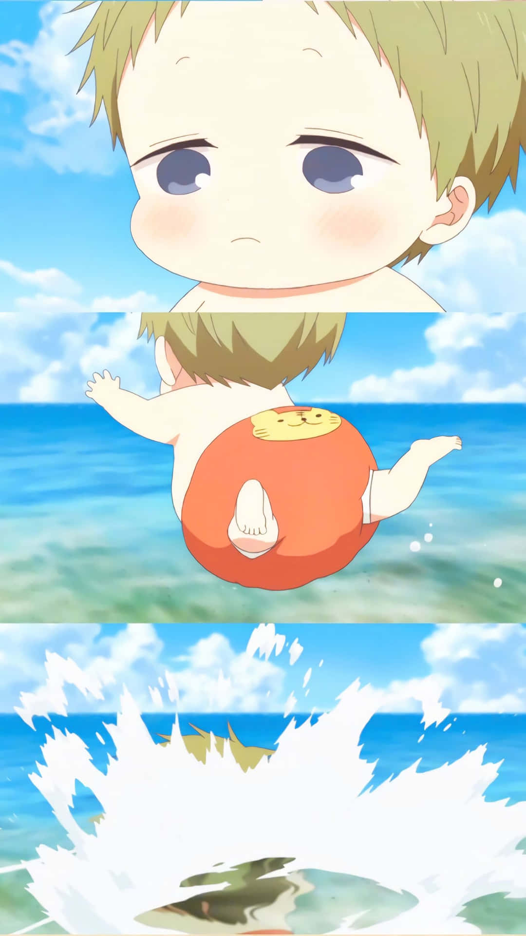 Little Is Cuter Than A Sweet Baby Anime Character Background