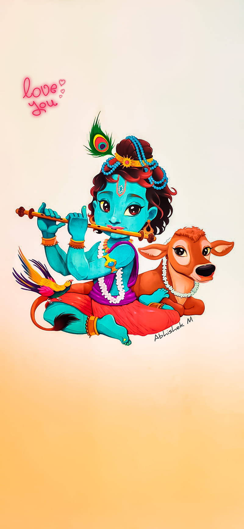 Little Krishna Musical Flute