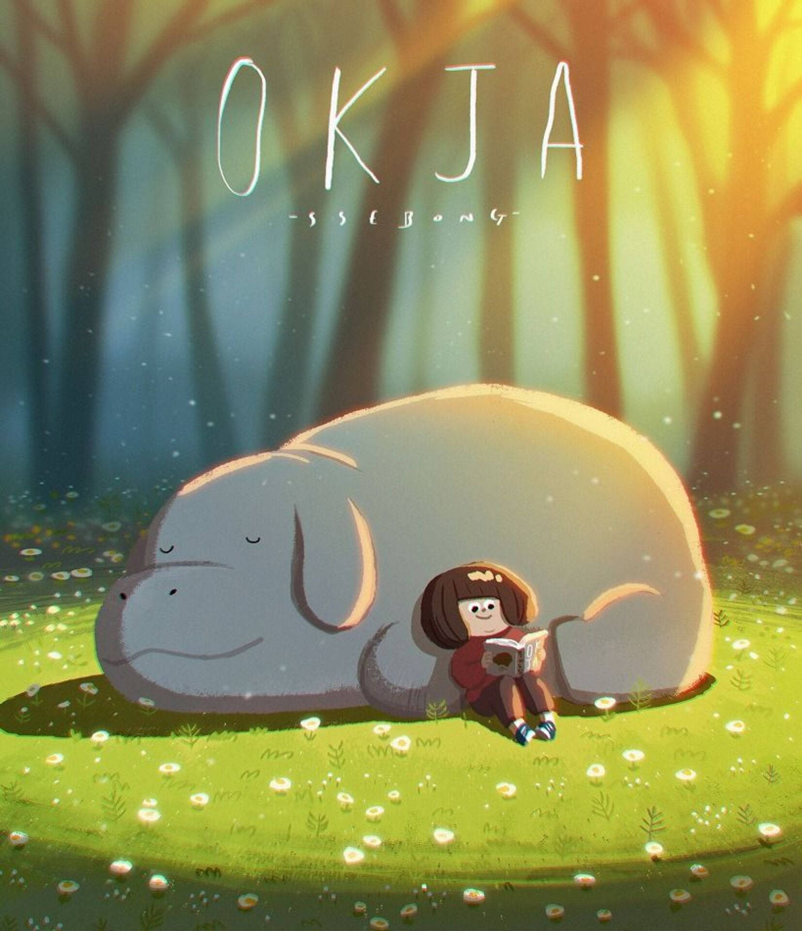 Little Mija And Okja Background