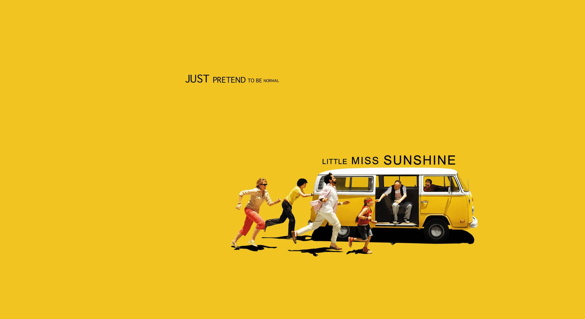 Little Miss Sunshine Cute Yellow Poster Background