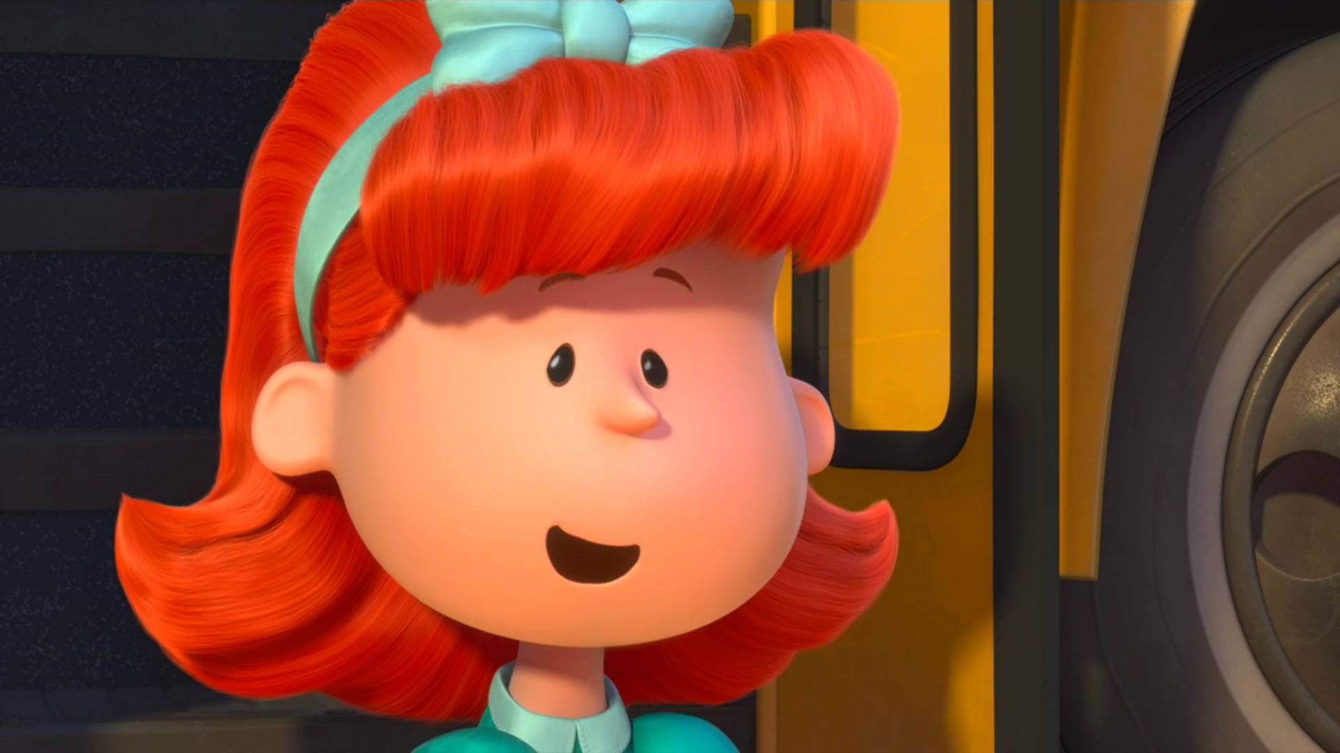 Little Red-haired Girl Peanuts Background