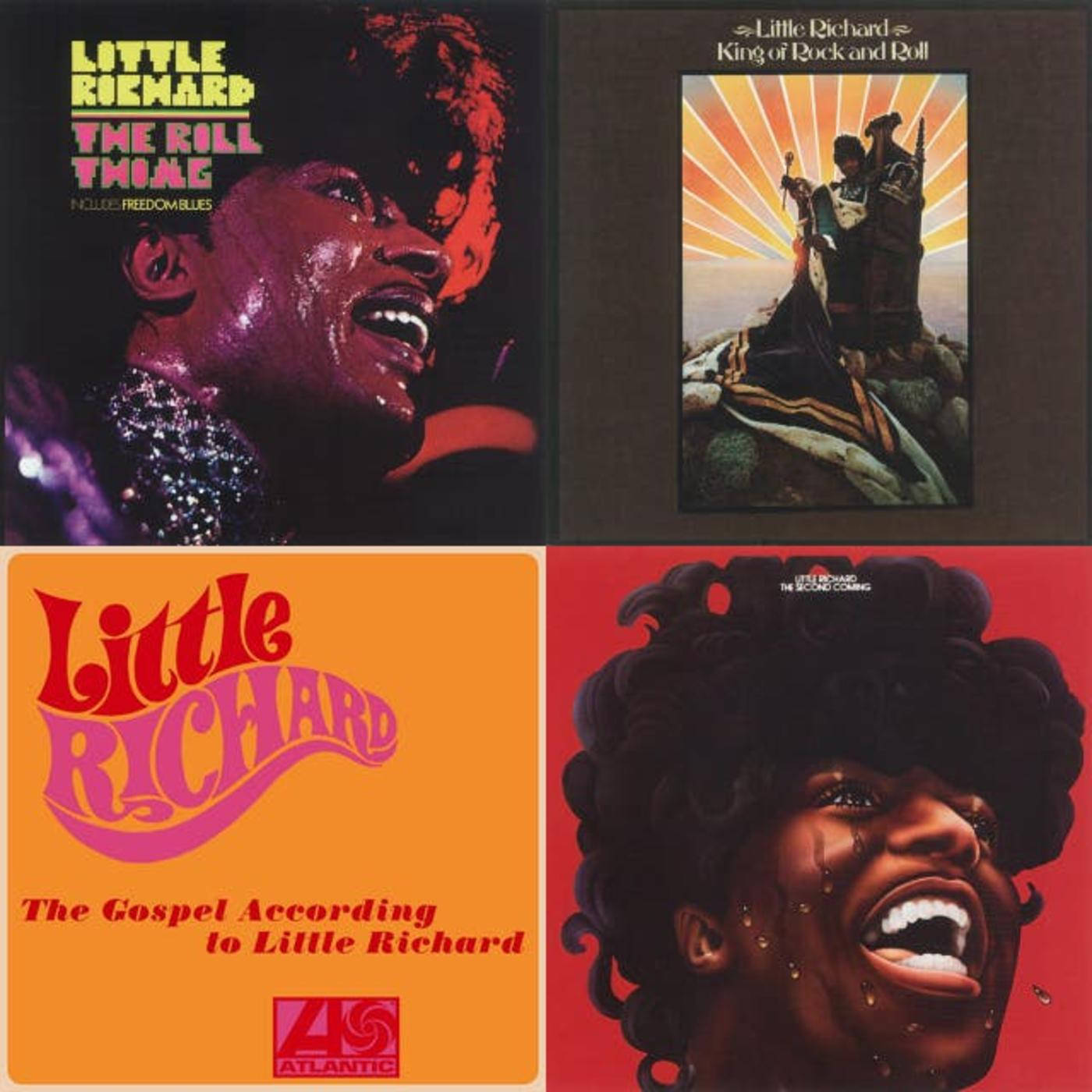 Little Richard Album Covers Collage Background