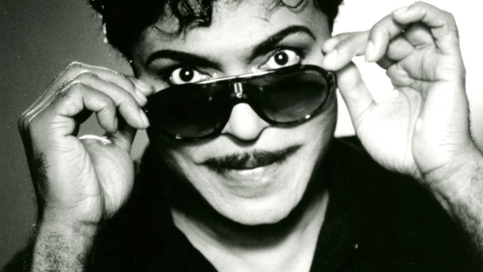 Little Richard Black And White Sunglasses Background