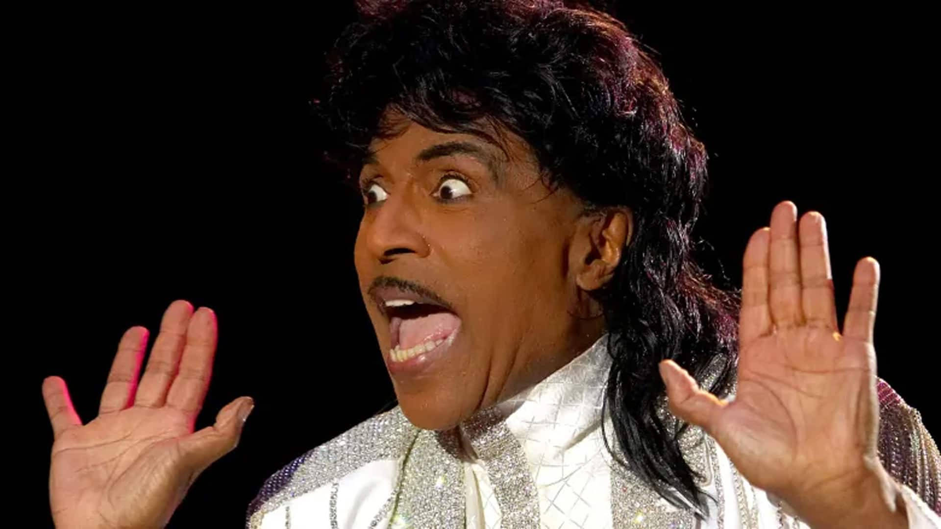 Little Richard Funny Performance 2005 Spain Background