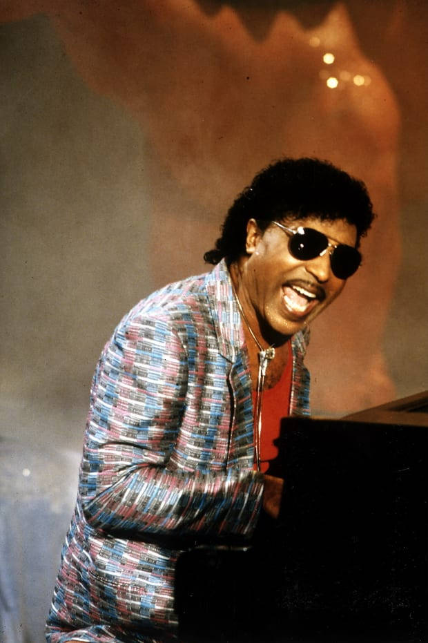 Little Richard Sunglasses Playing Piano Usa 1986