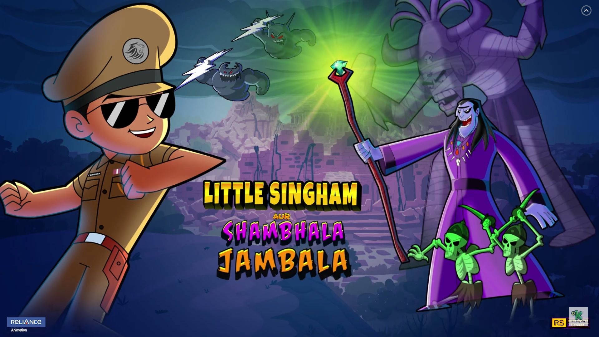 Little Singham And Jambala Background